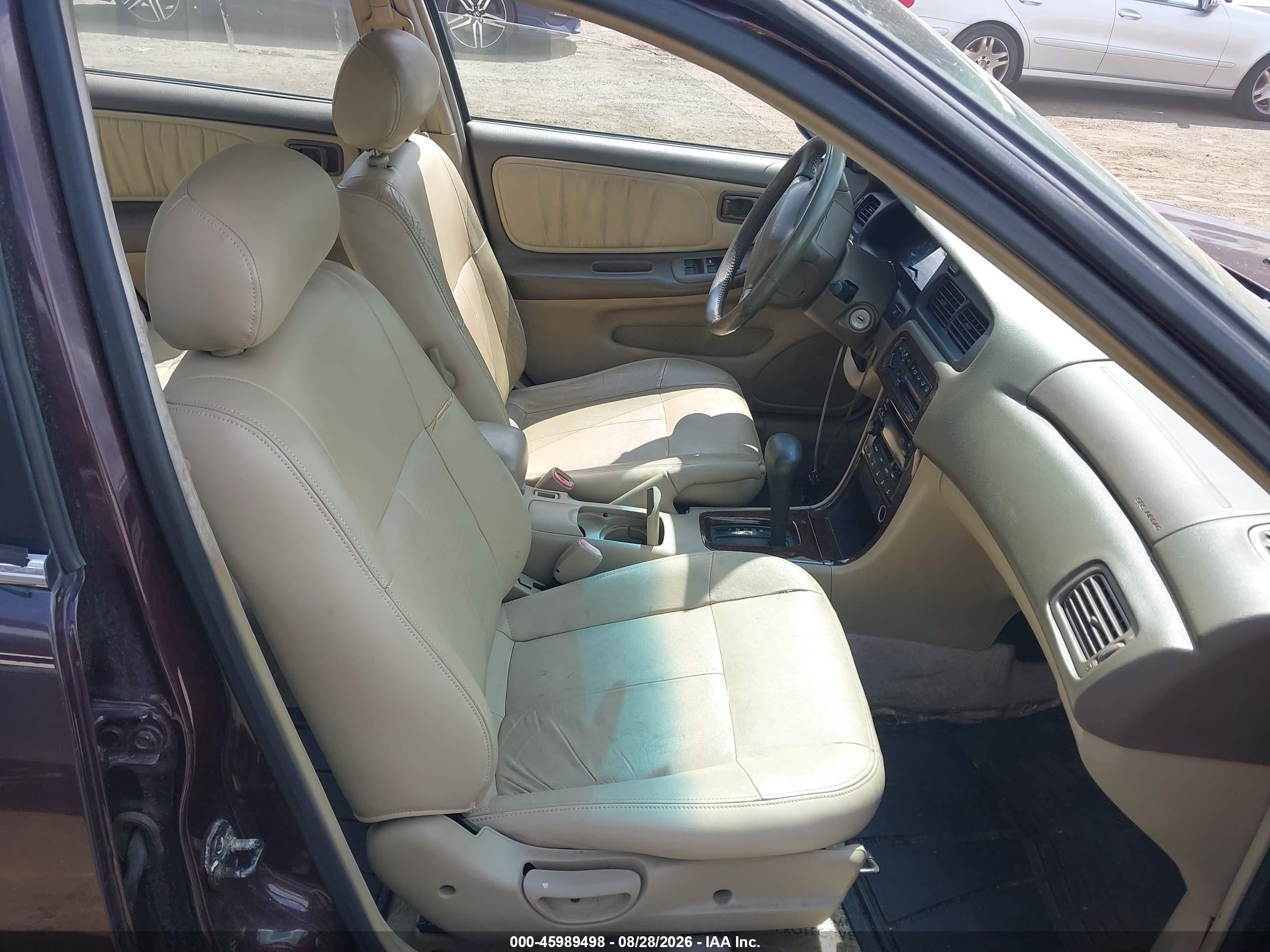 1999 Nissan Altima Gle/gxe/se/se-l/xe Purple vin: 1N4DL01D6XC174695
