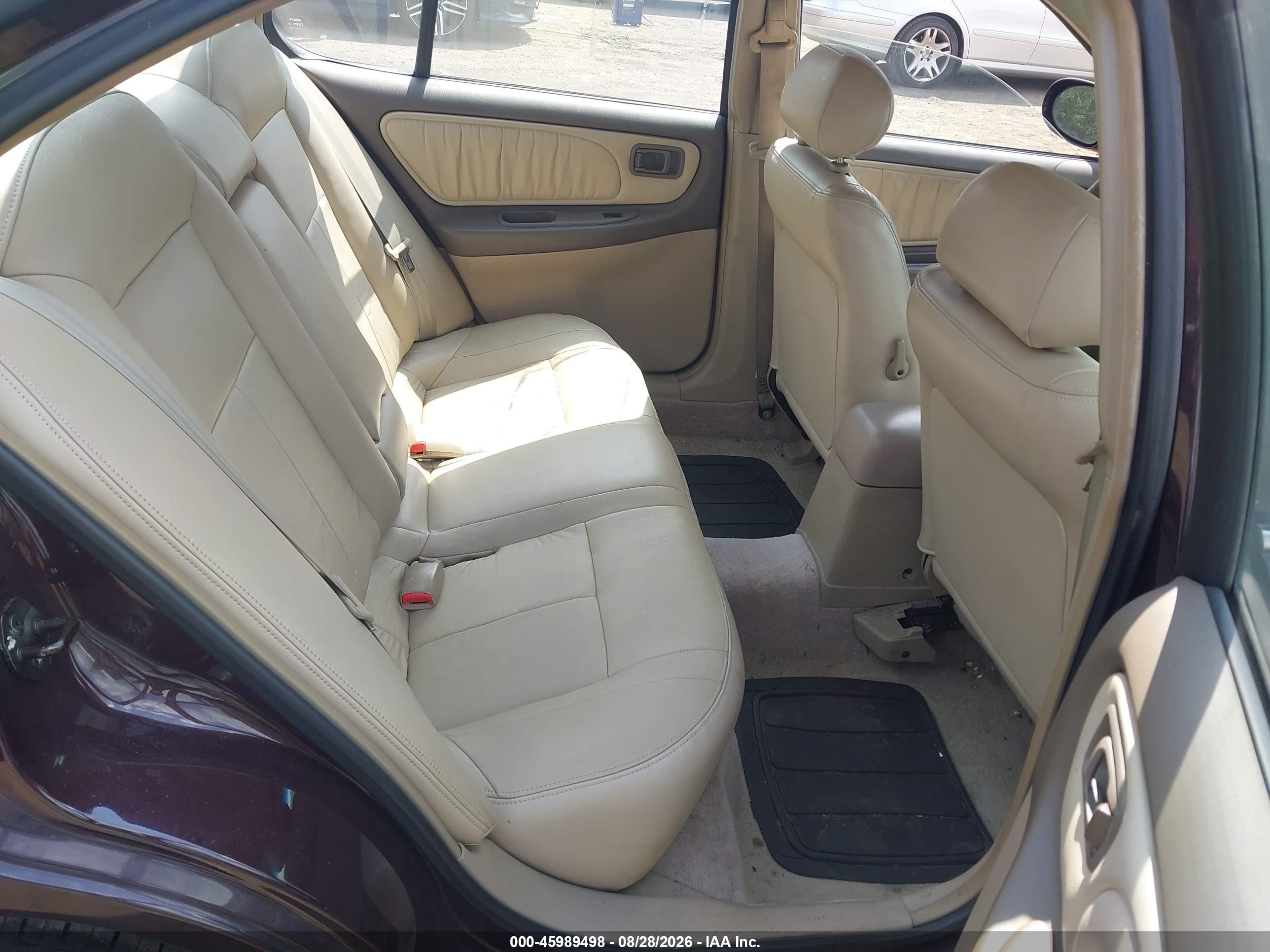 1999 Nissan Altima Gle/gxe/se/se-l/xe Purple vin: 1N4DL01D6XC174695
