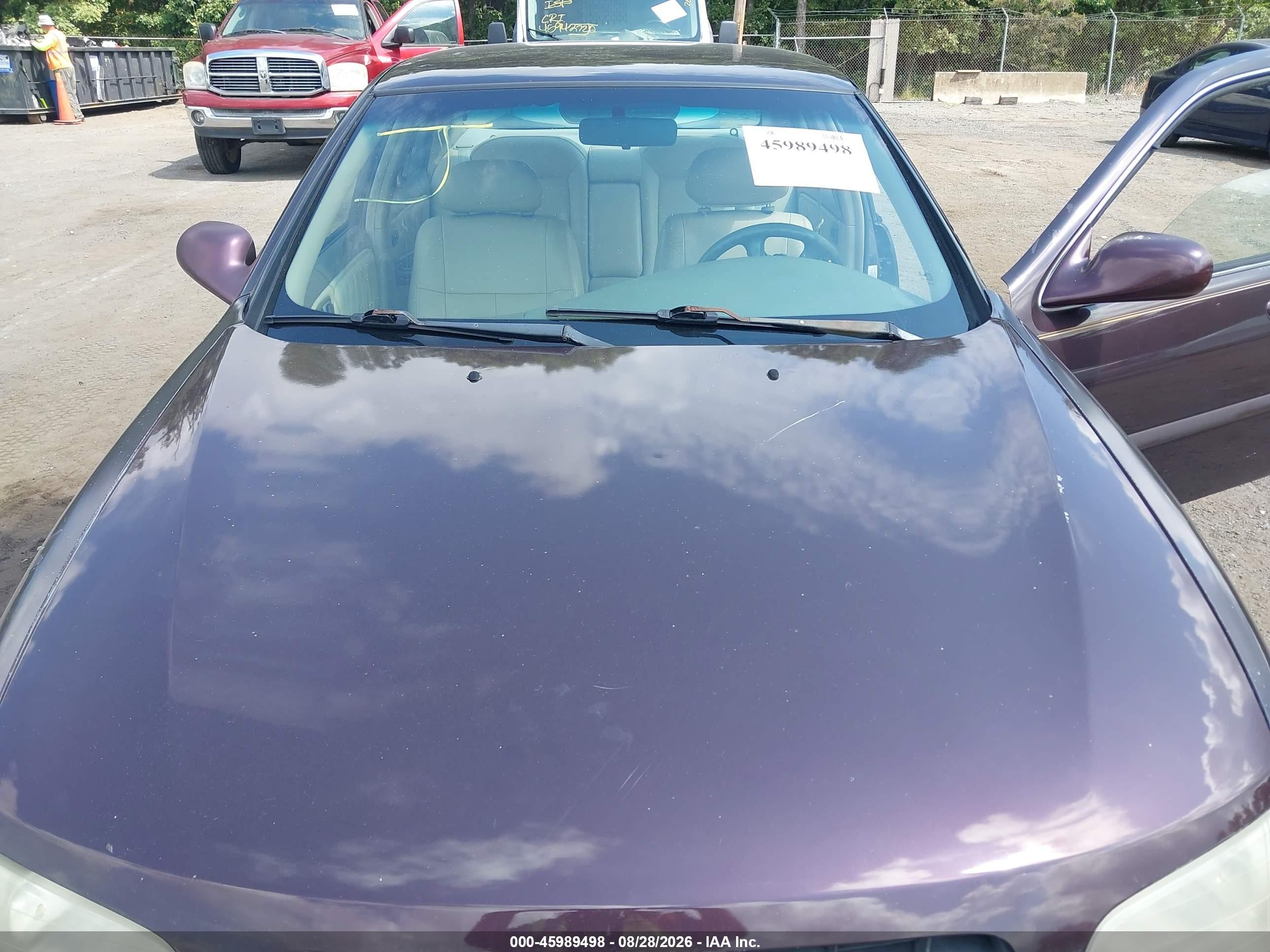 1999 Nissan Altima Gle/gxe/se/se-l/xe Purple vin: 1N4DL01D6XC174695