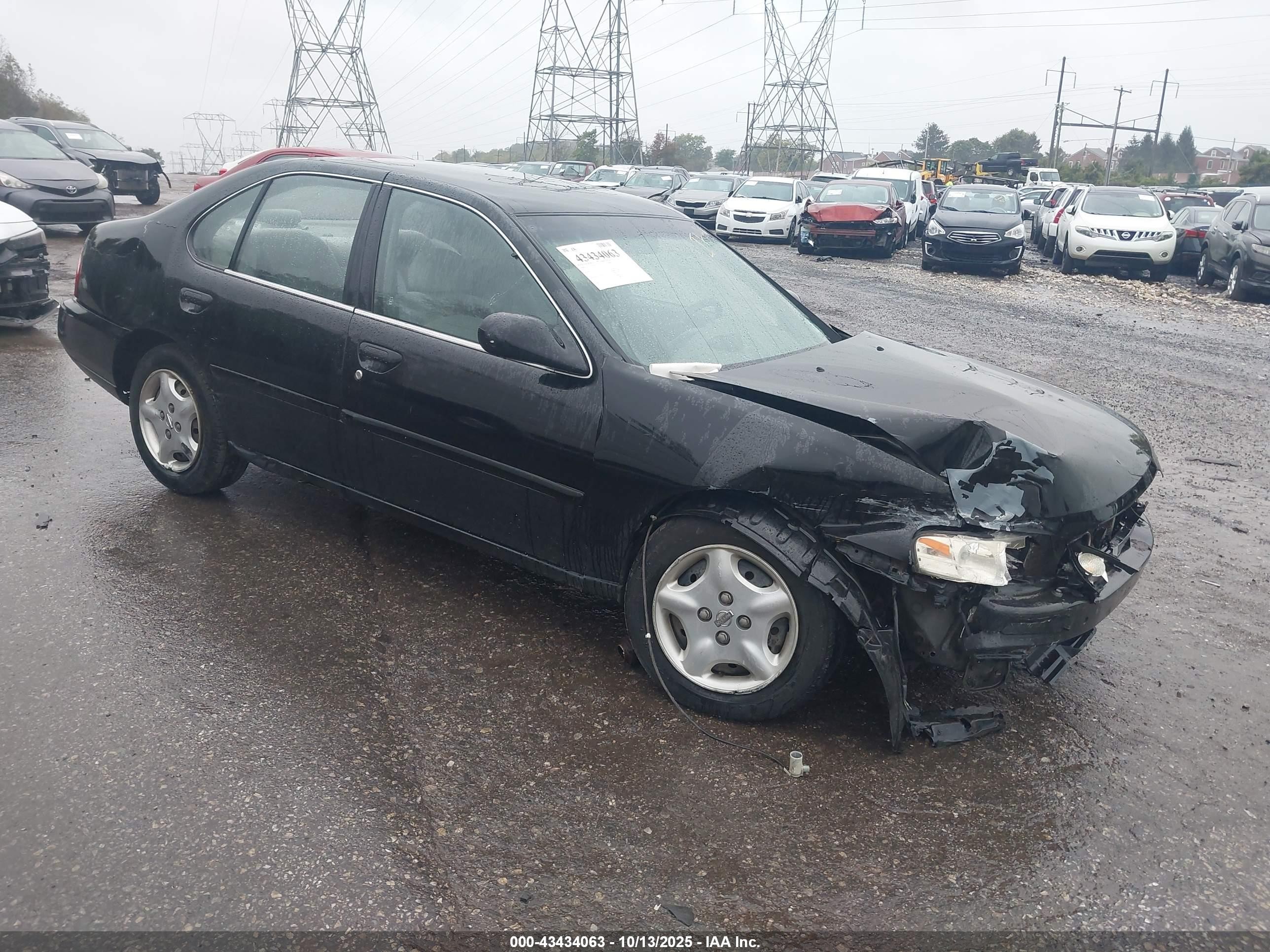 2000 Nissan Altima Xe/gxe/se/gle Black vin: 1N4DL01D6YC151273