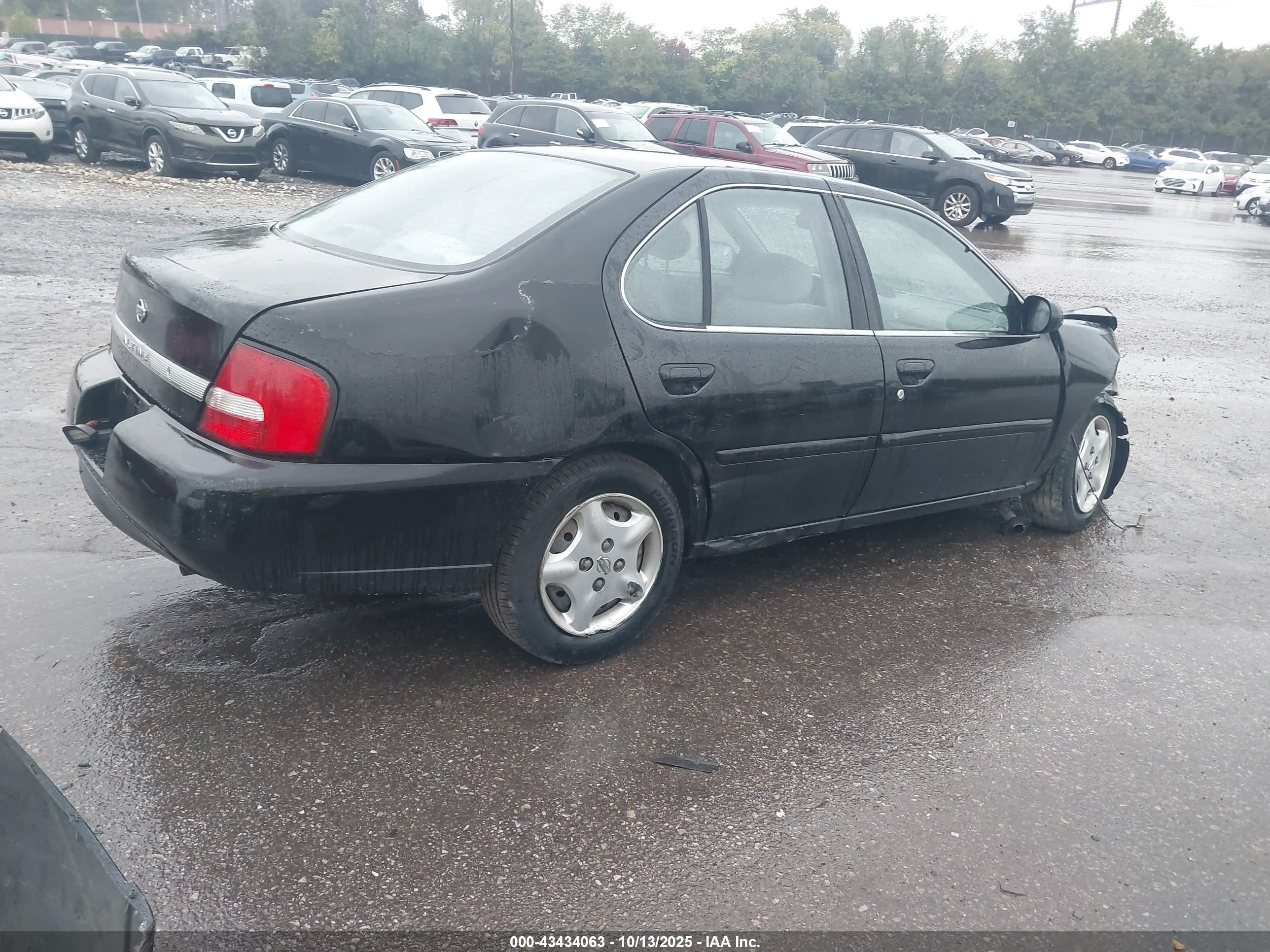 2000 Nissan Altima Xe/gxe/se/gle Black vin: 1N4DL01D6YC151273