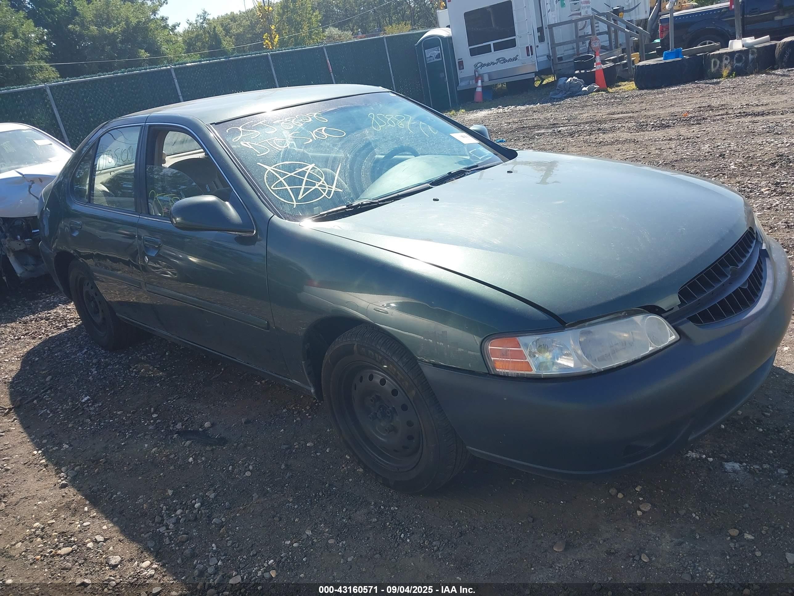 2000 Nissan Altima Gle/gxe/se/xe Green vin: 1N4DL01D6YC228045