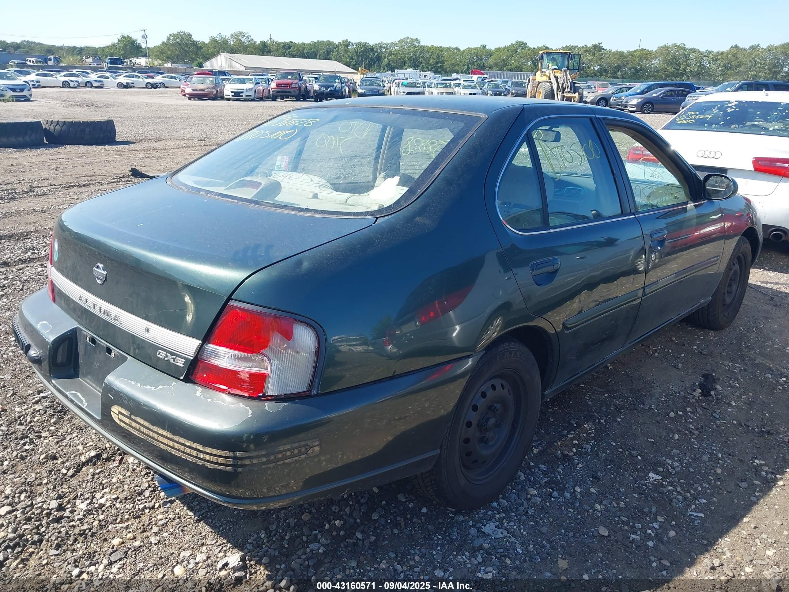 2000 Nissan Altima Gle/gxe/se/xe Green vin: 1N4DL01D6YC228045