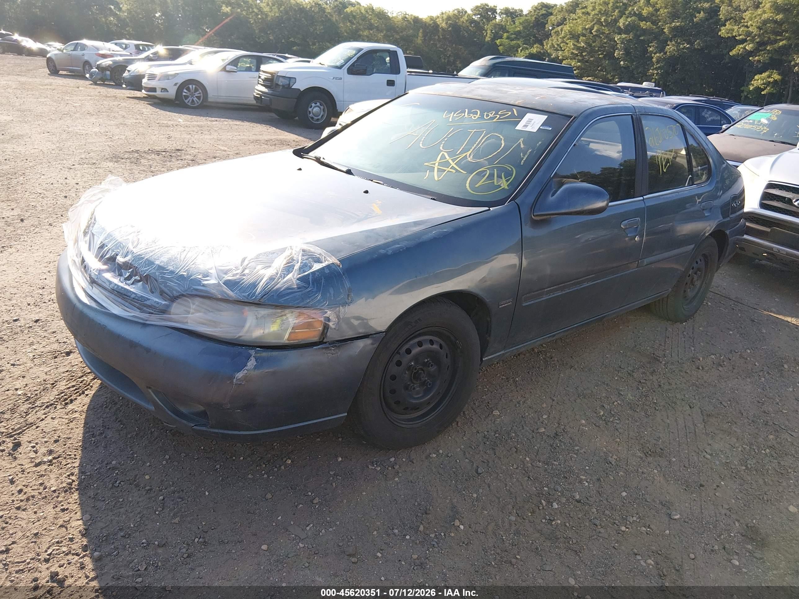 2001 Nissan Altima Gxe Gray vin: 1N4DL01D71C110284