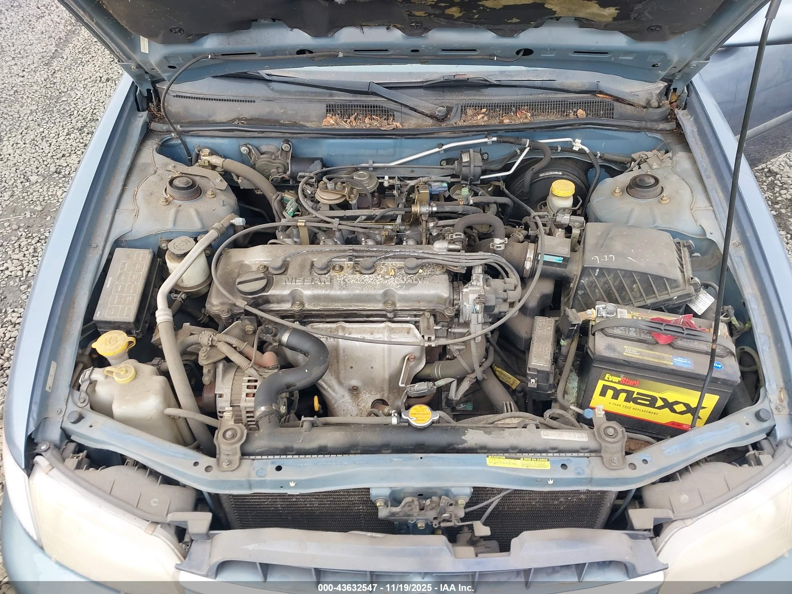 1999 Nissan Altima Gle/gxe/se/se-l/xe Blue vin: 1N4DL01D7XC248190