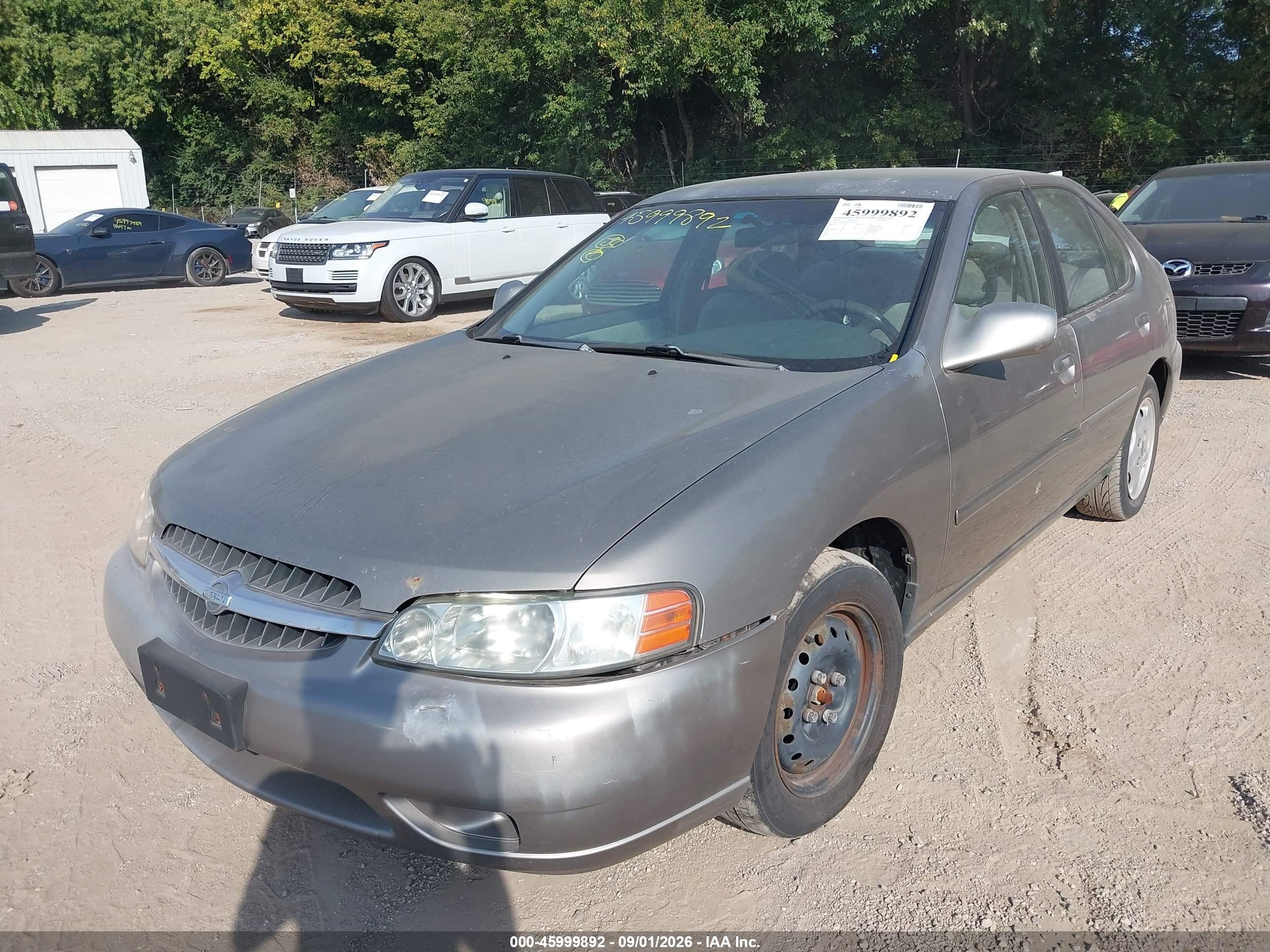 2000 Nissan Altima Gle/gxe/se/xe Серый vin: 1N4DL01D7YC230581