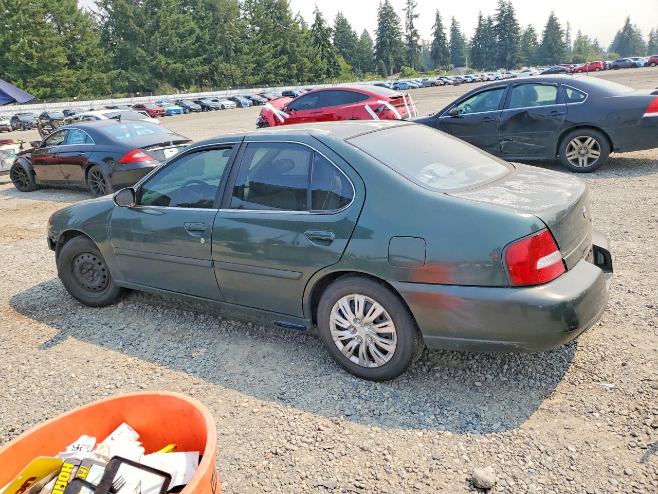 2000 Nissan Altima Xe Green vin: 1N4DL01D7YC247669