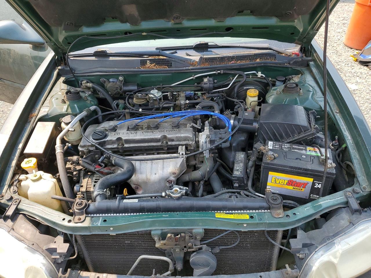2000 Nissan Altima Xe Green vin: 1N4DL01D7YC247669