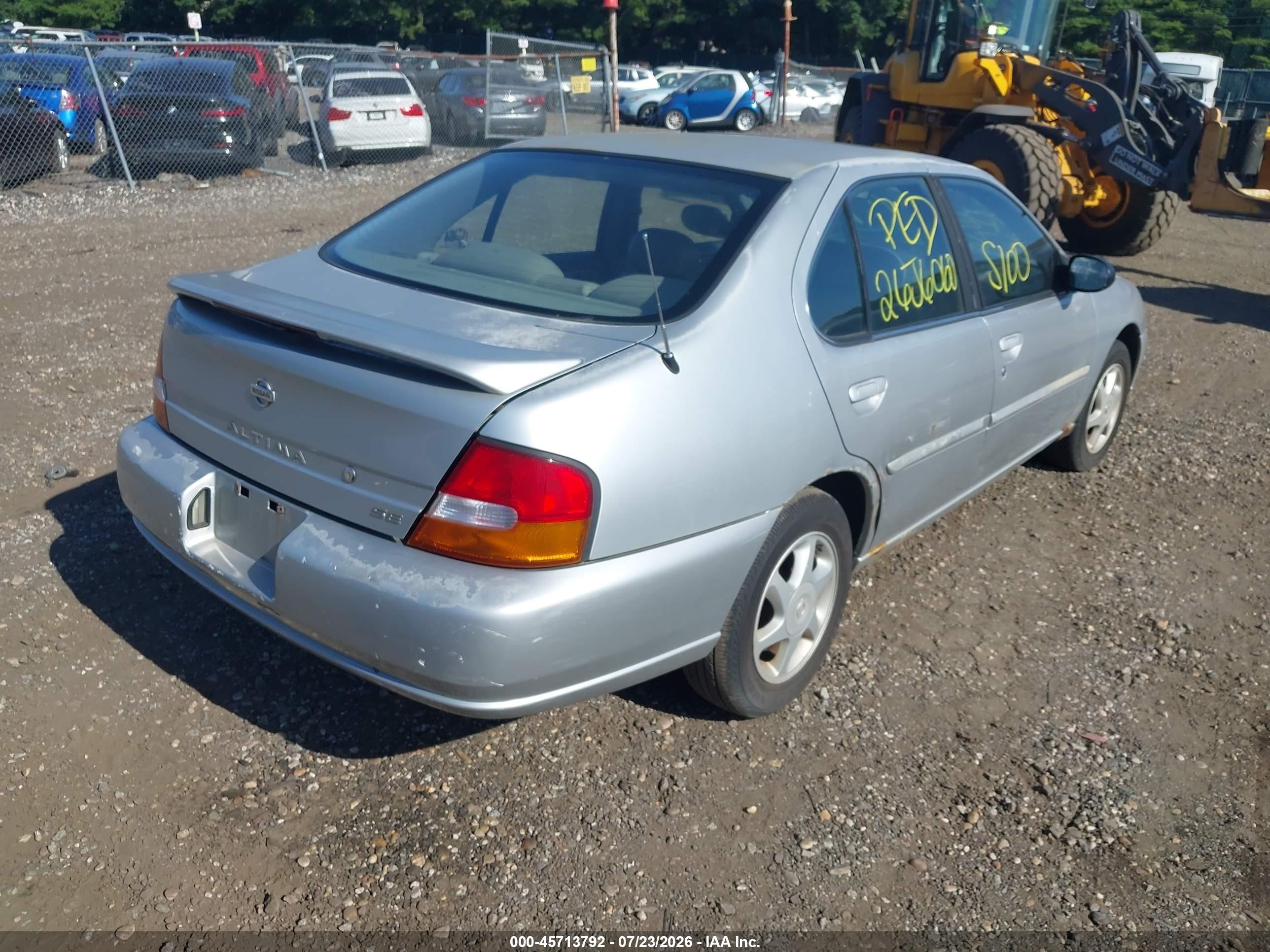 1998 Nissan Altima Gle/gxe/se/xe Silver vin: 1N4DL01D8WC240081