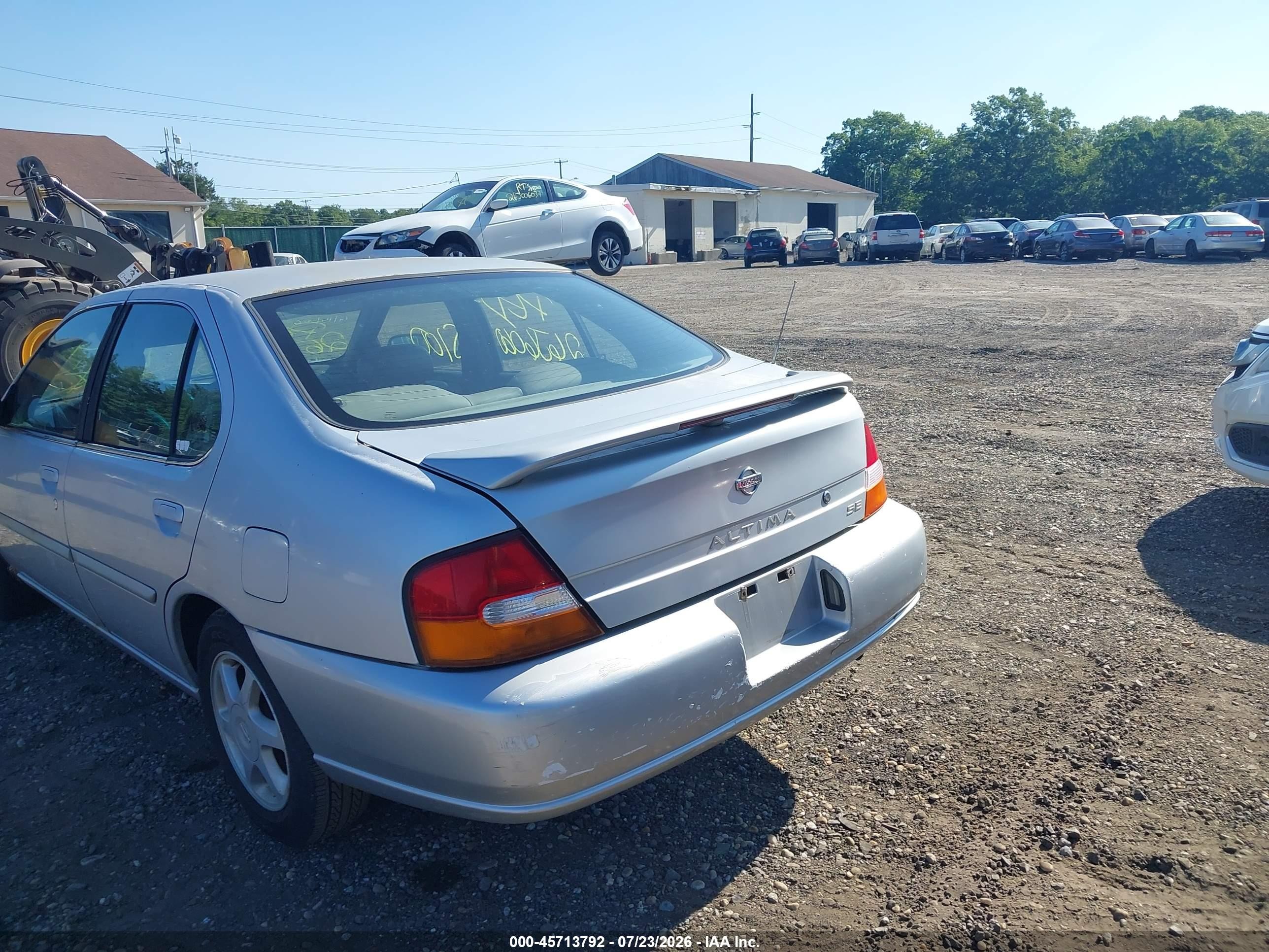 1998 Nissan Altima Gle/gxe/se/xe Silver vin: 1N4DL01D8WC240081