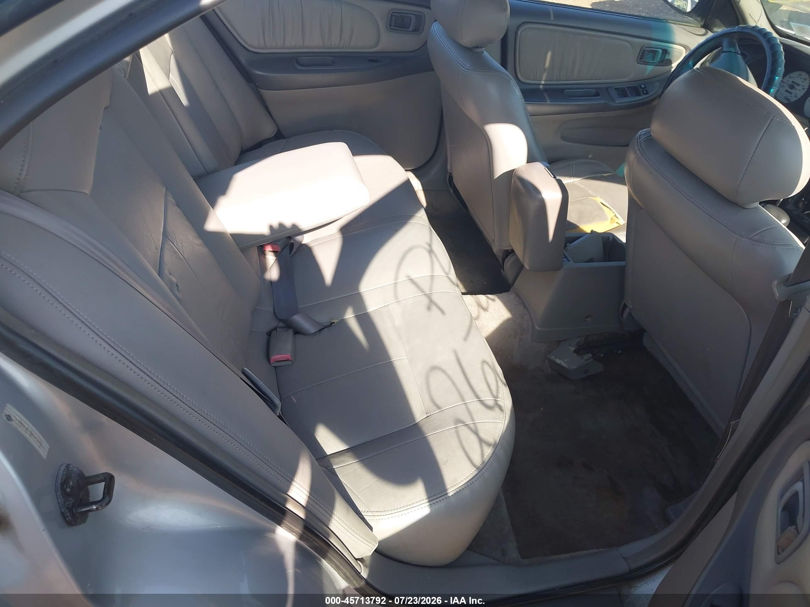 1998 Nissan Altima Gle/gxe/se/xe Silver vin: 1N4DL01D8WC240081
