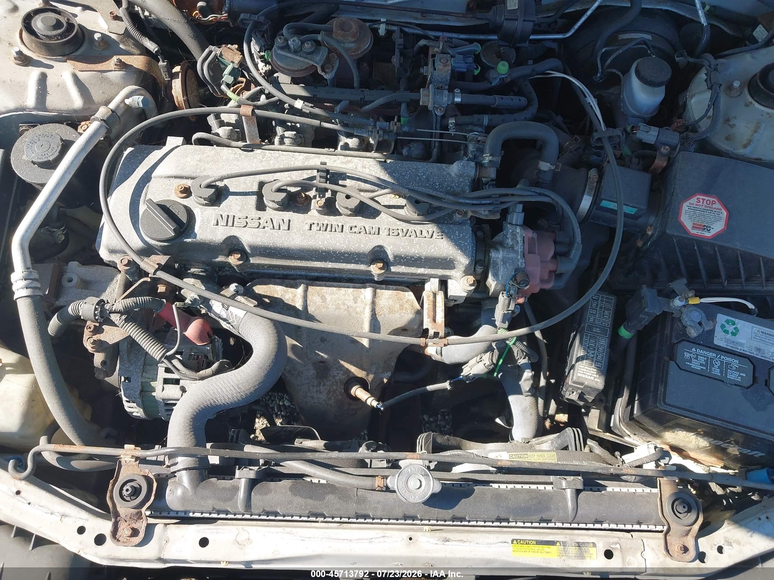 1998 Nissan Altima Gle/gxe/se/xe Silver vin: 1N4DL01D8WC240081