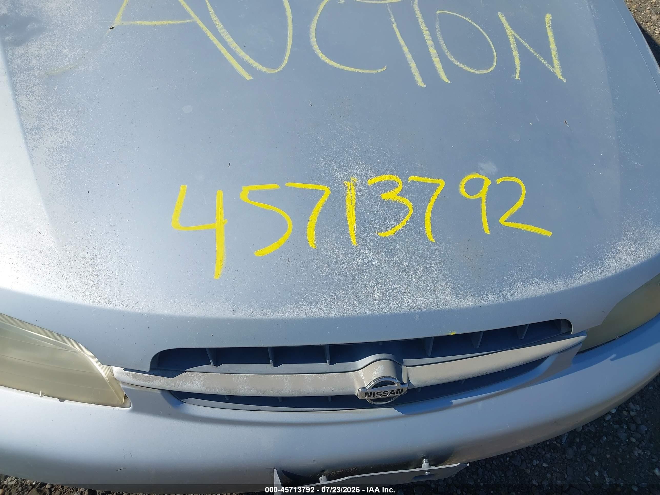 1998 Nissan Altima Gle/gxe/se/xe Silver vin: 1N4DL01D8WC240081
