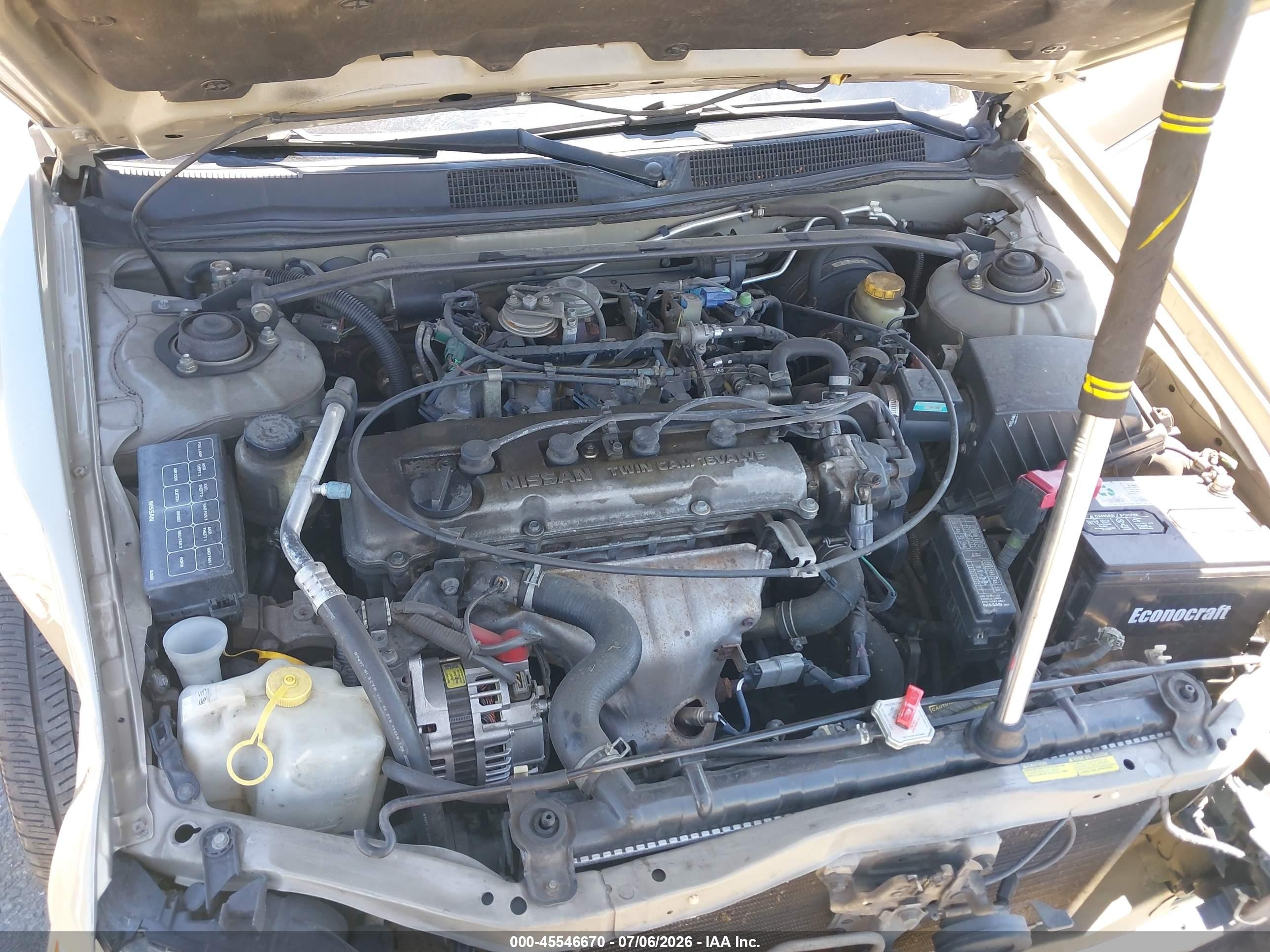 2000 Nissan Altima Gle/gxe/se/xe Cream vin: 1N4DL01D8YC240326