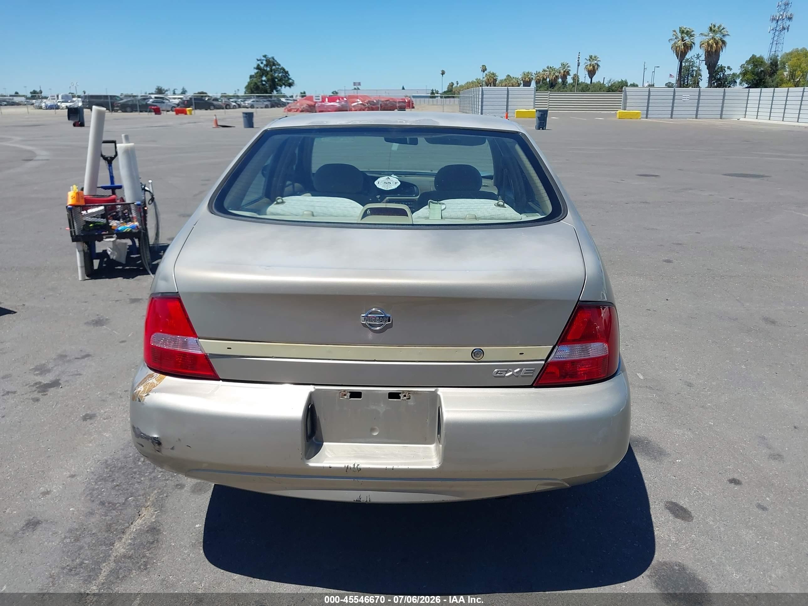 2000 Nissan Altima Gle/gxe/se/xe Cream vin: 1N4DL01D8YC240326
