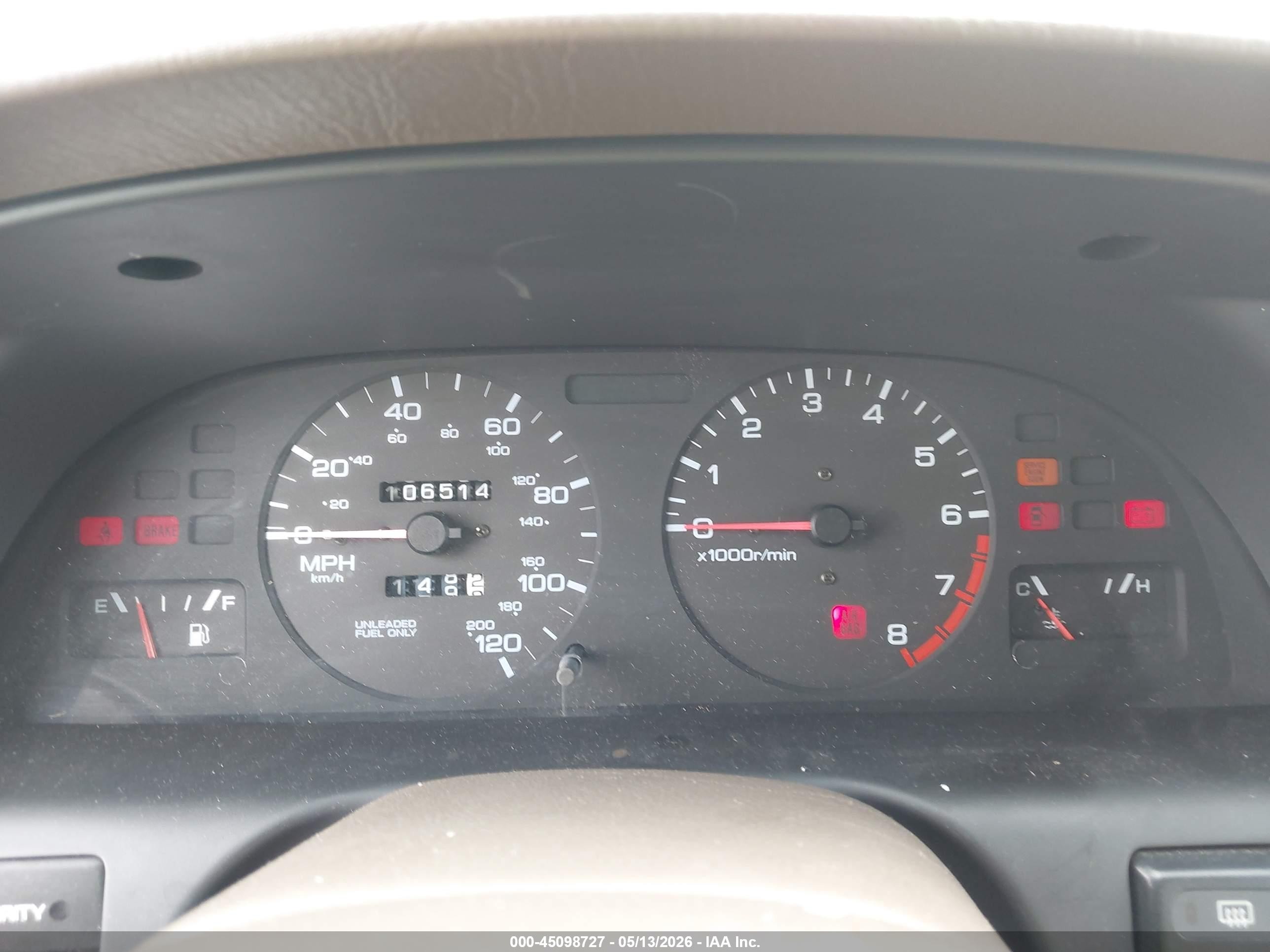 1998 Nissan Altima Gle/gxe/se/xe Burgundy vin: 1N4DL01D9WC262638