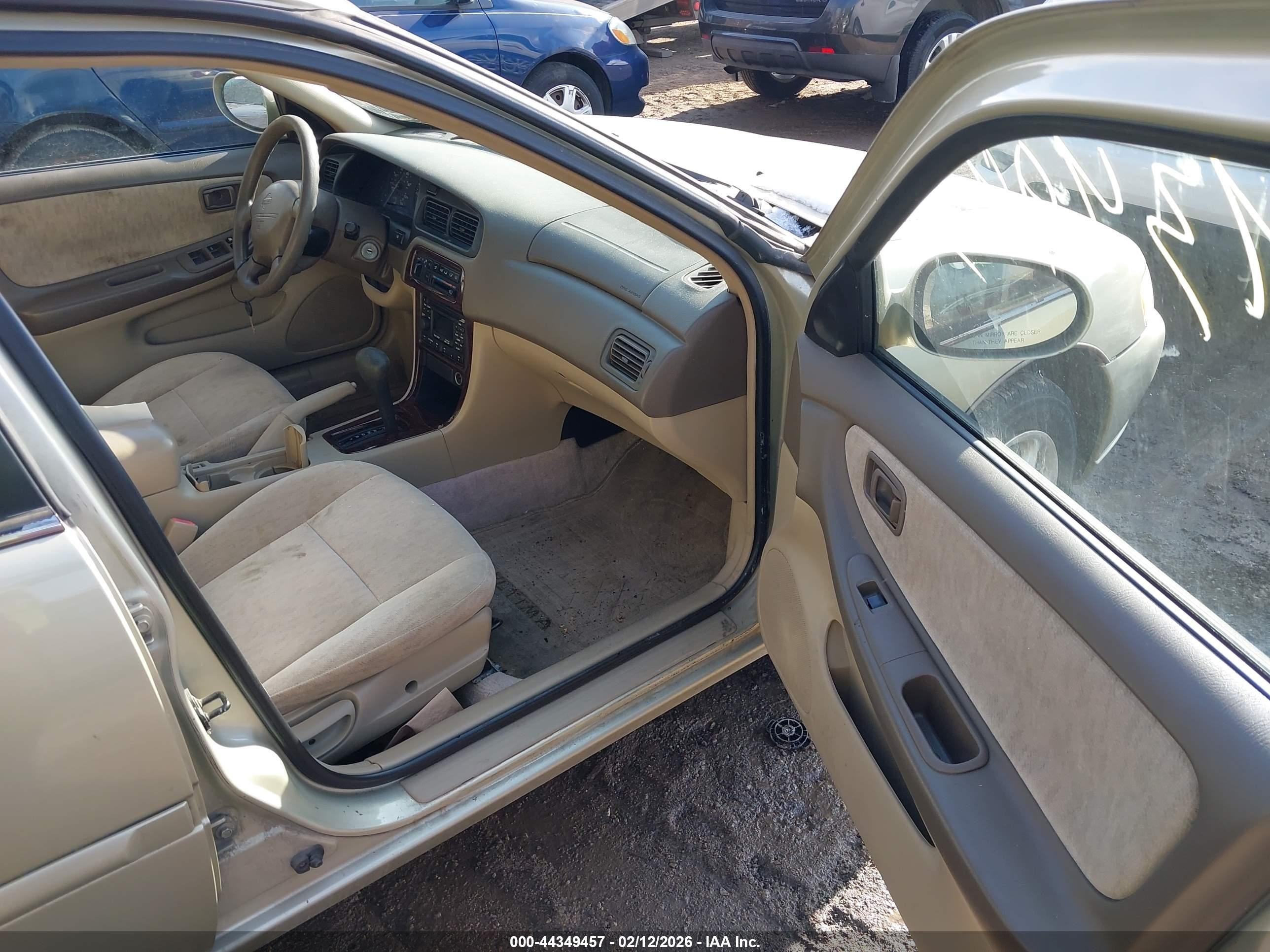 1999 Nissan Altima Gle/gxe/se/se-l/xe Gold vin: 1N4DL01D9XC102972