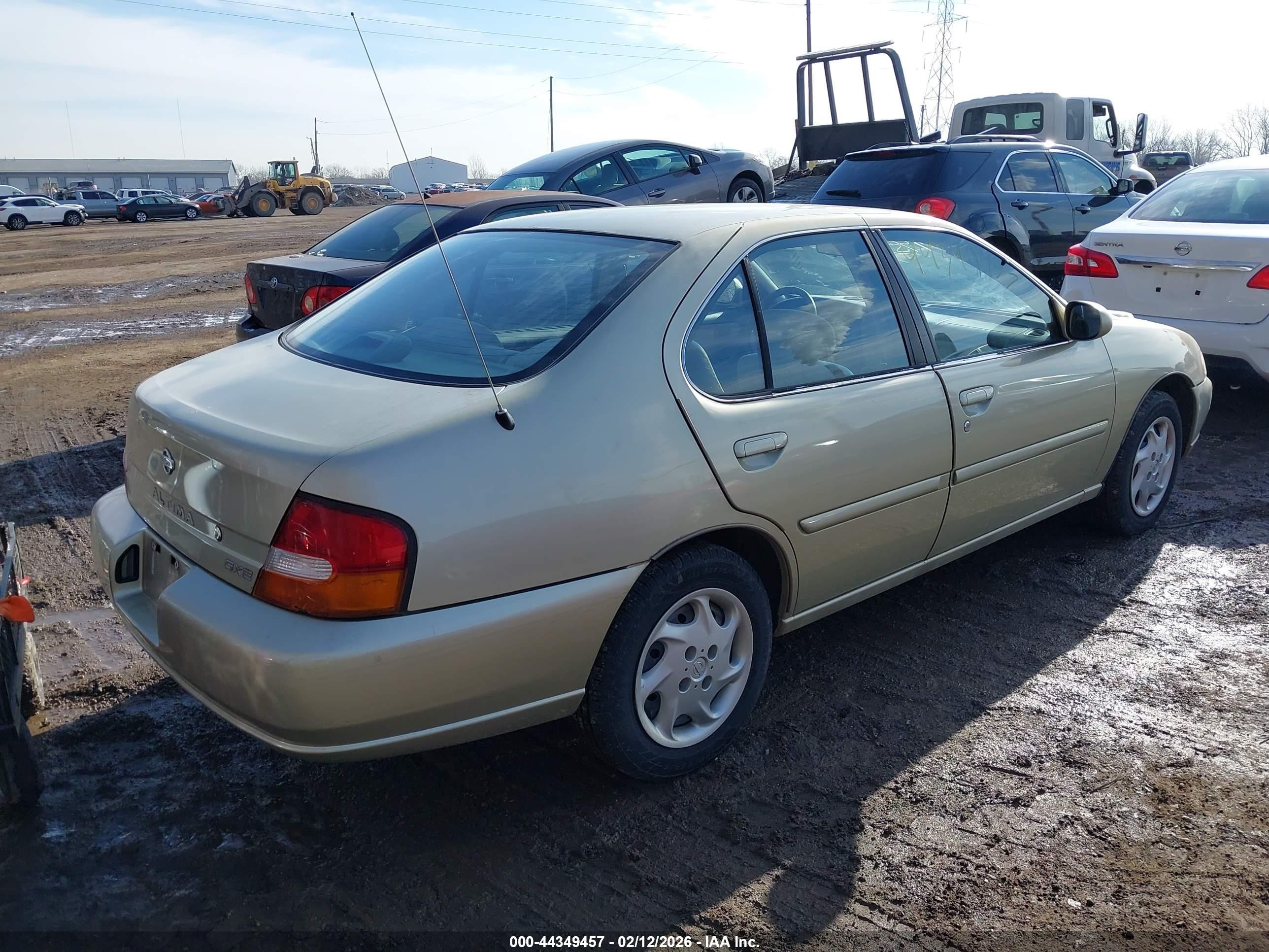 1999 Nissan Altima Gle/gxe/se/se-l/xe Gold vin: 1N4DL01D9XC102972