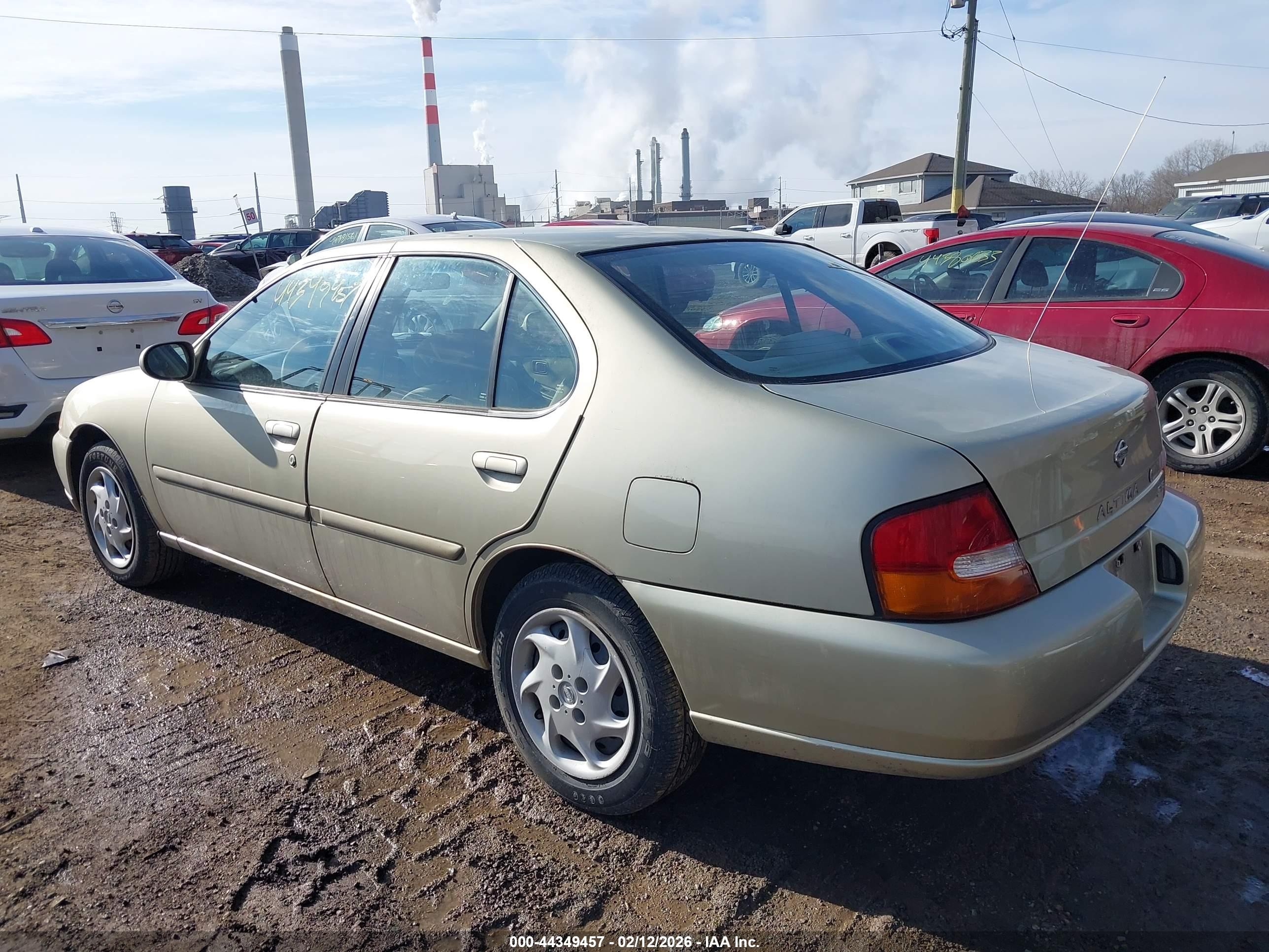 1999 Nissan Altima Gle/gxe/se/se-l/xe Gold vin: 1N4DL01D9XC102972