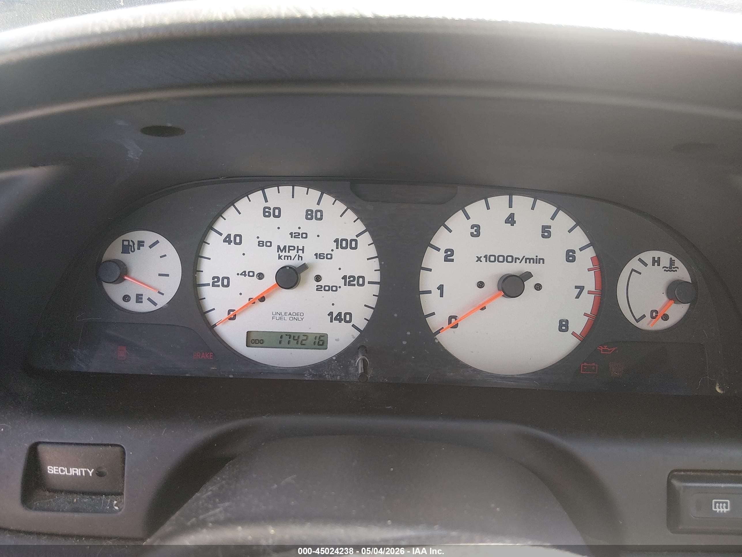 2000 Nissan Altima Gle/gxe/se/xe Black vin: 1N4DL01D9YC154328