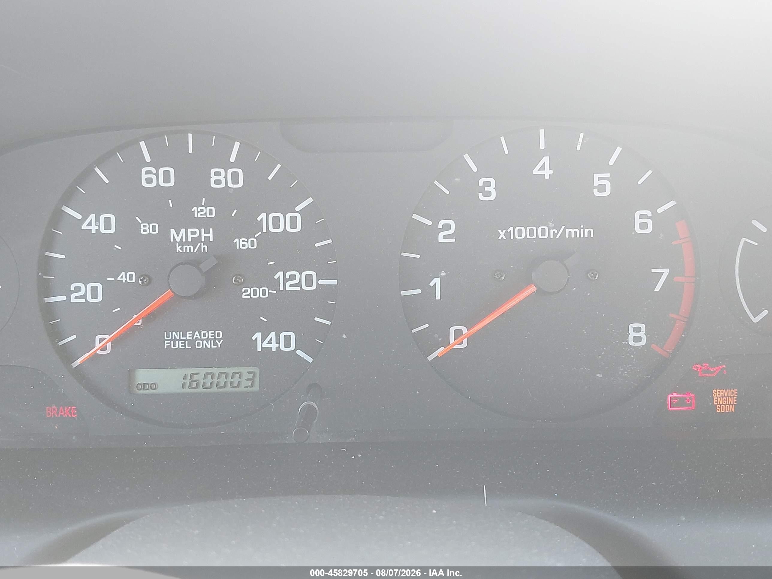 2000 Nissan Altima Xe/gxe/se/gle Silver vin: 1N4DL01DOYC174841
