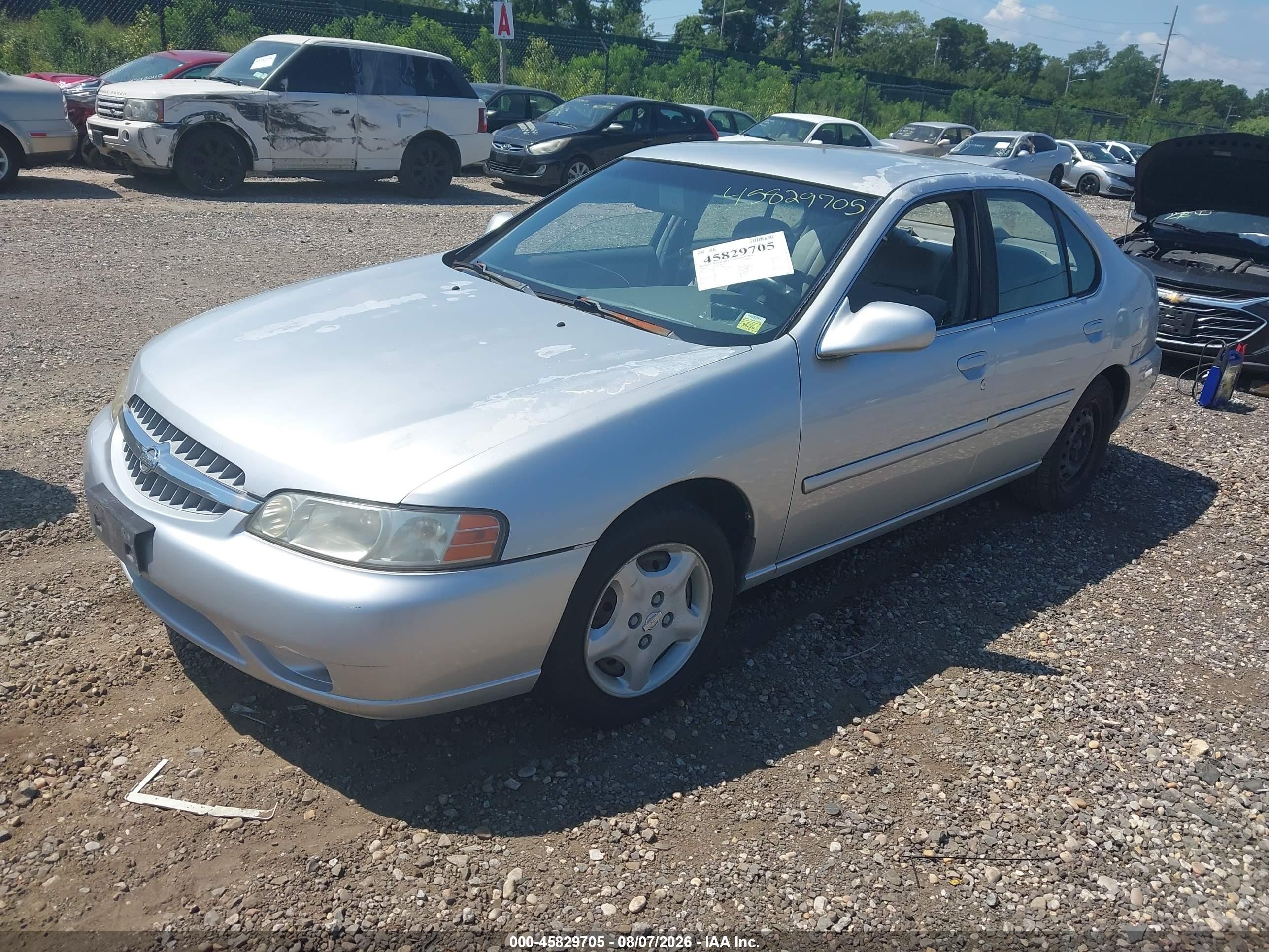 2000 Nissan Altima Xe/gxe/se/gle Silver vin: 1N4DL01DOYC174841
