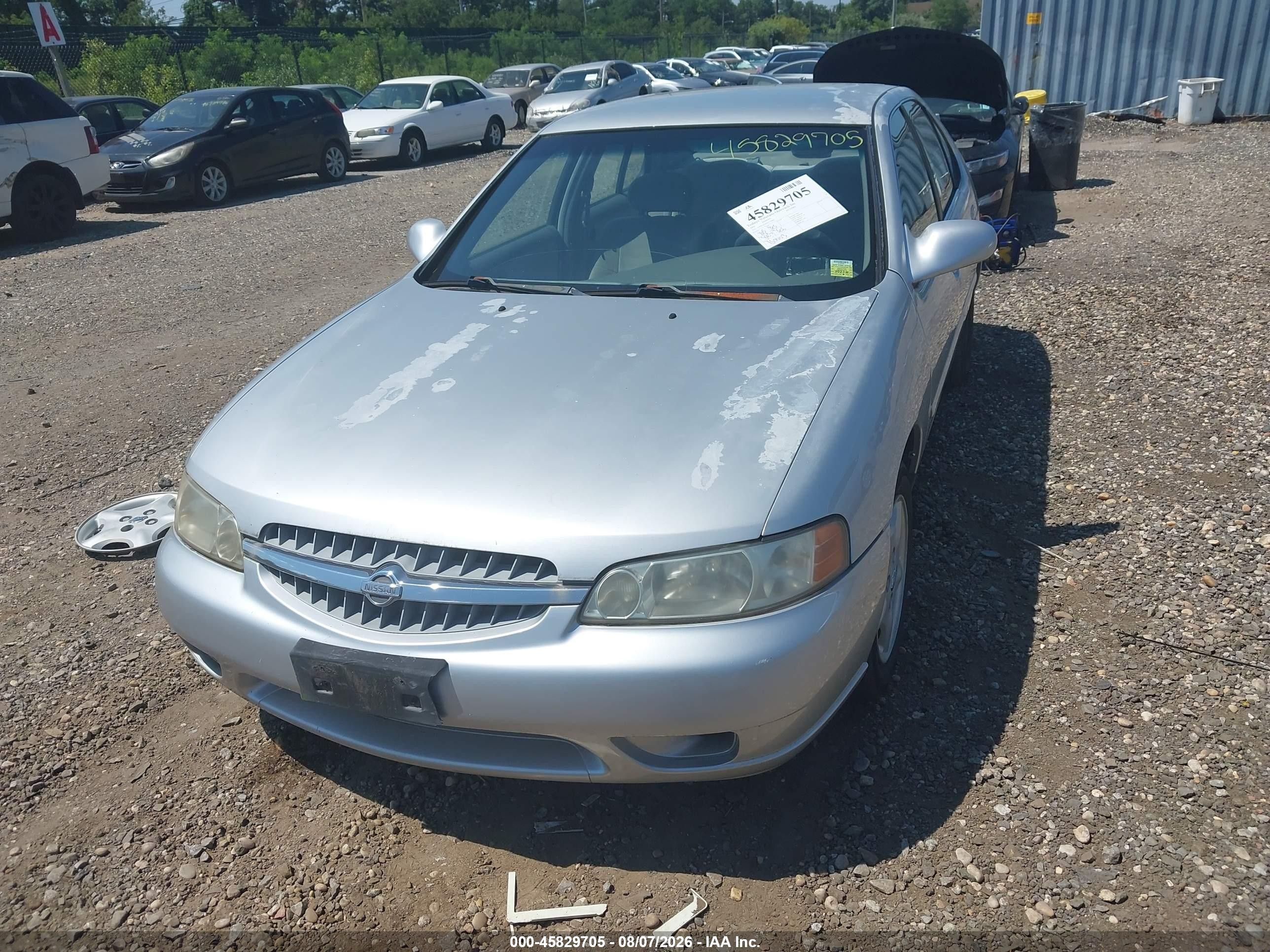 2000 Nissan Altima Xe/gxe/se/gle Silver vin: 1N4DL01DOYC174841