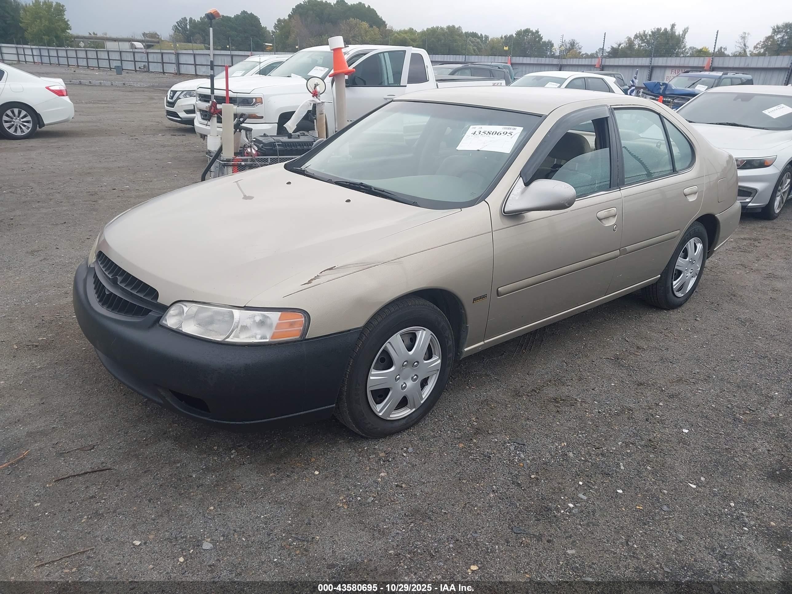 2001 Nissan Altima Gxe Beige vin: 1N4DL01DX1C137446