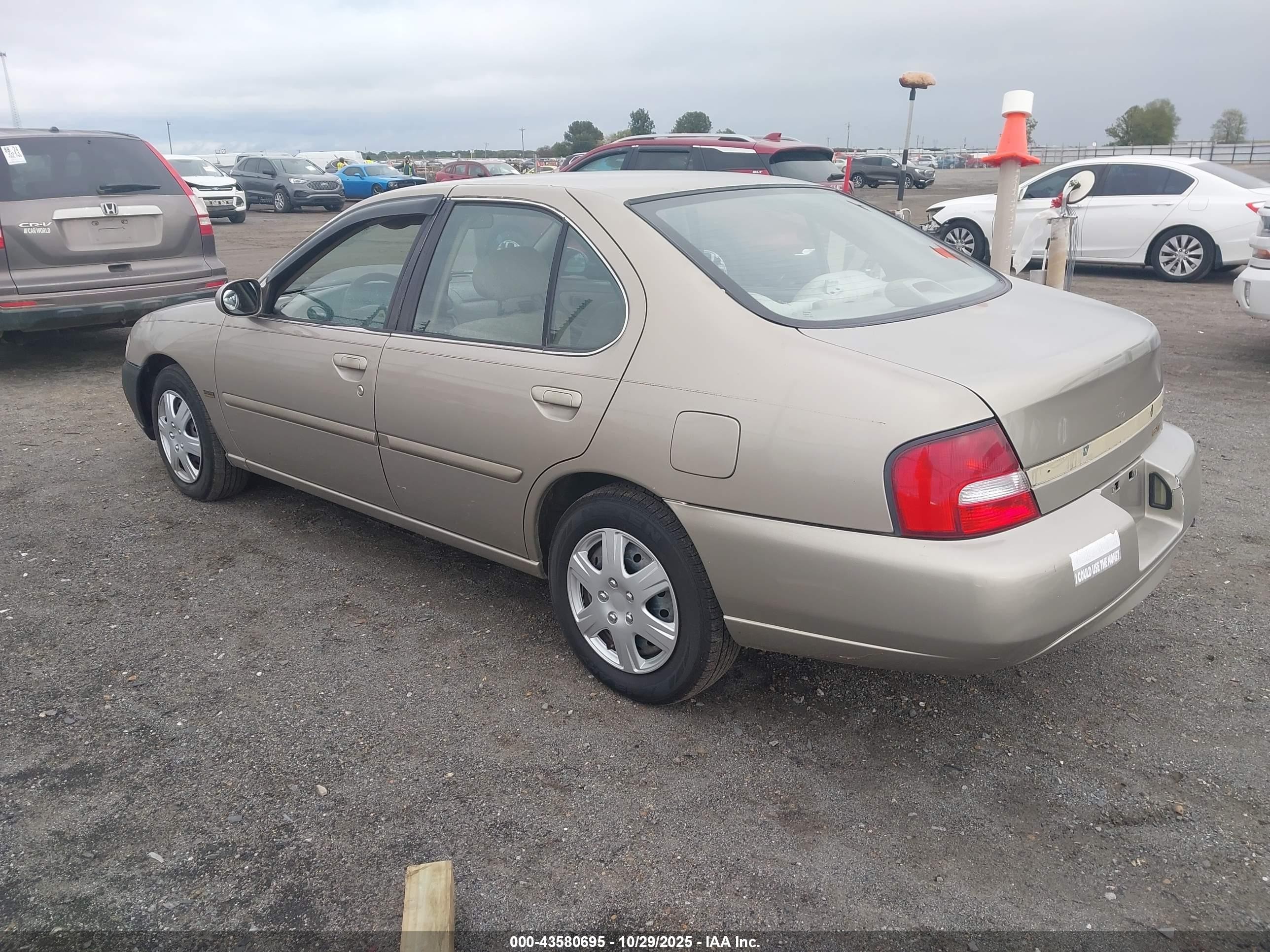 2001 Nissan Altima Gxe Beige vin: 1N4DL01DX1C137446
