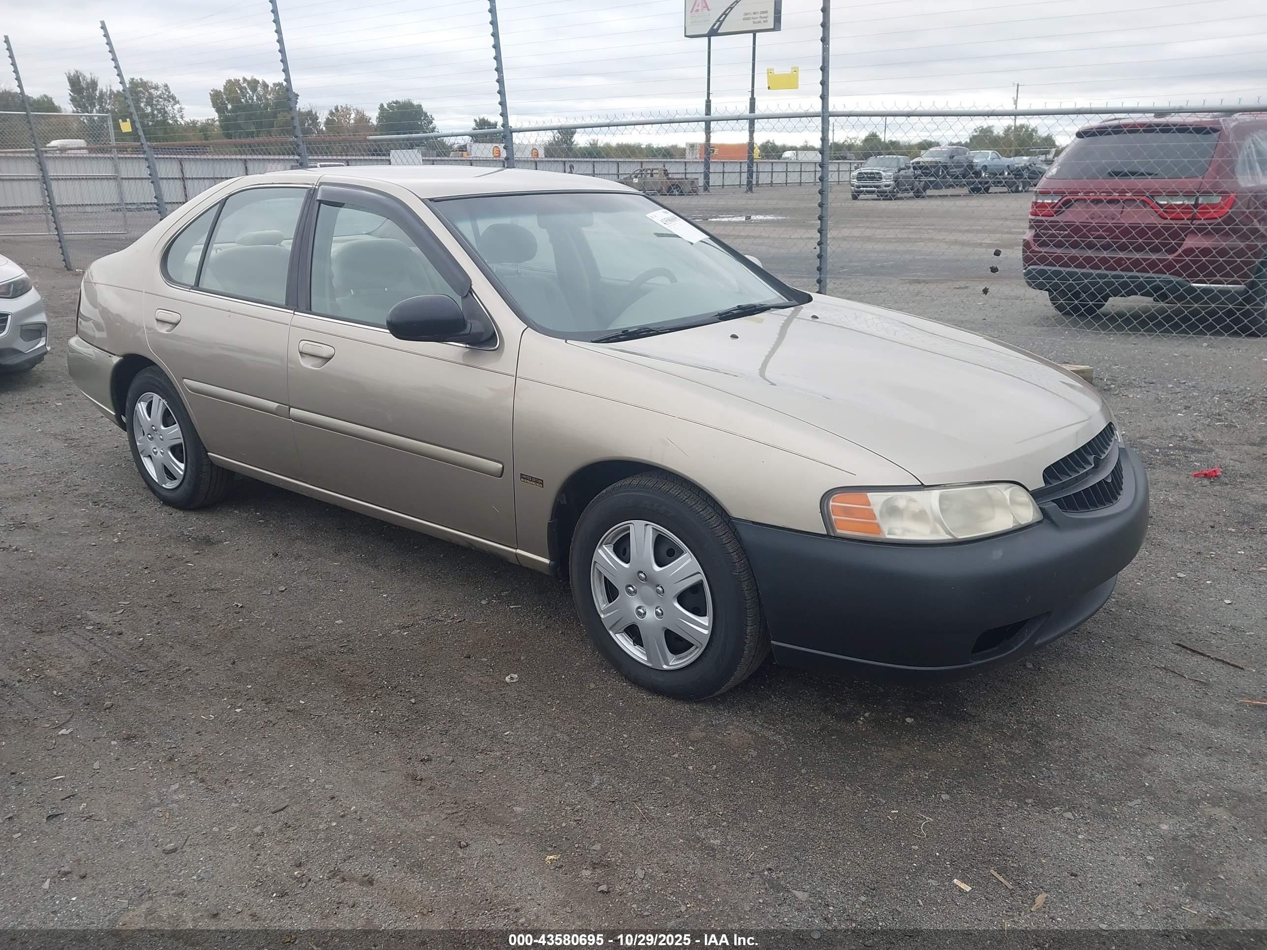 2001 Nissan Altima Gxe Beige vin: 1N4DL01DX1C137446