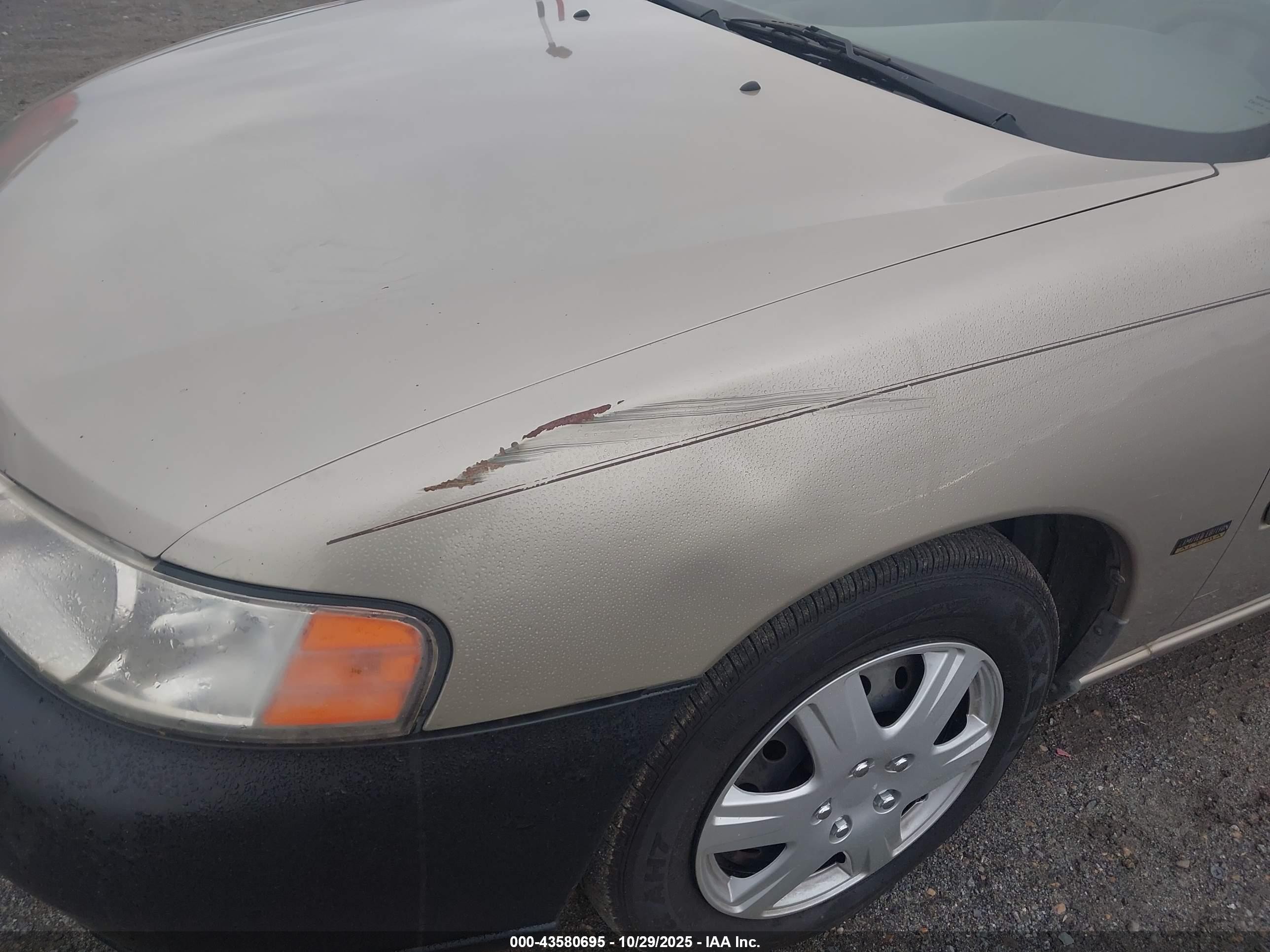2001 Nissan Altima Gxe Beige vin: 1N4DL01DX1C137446