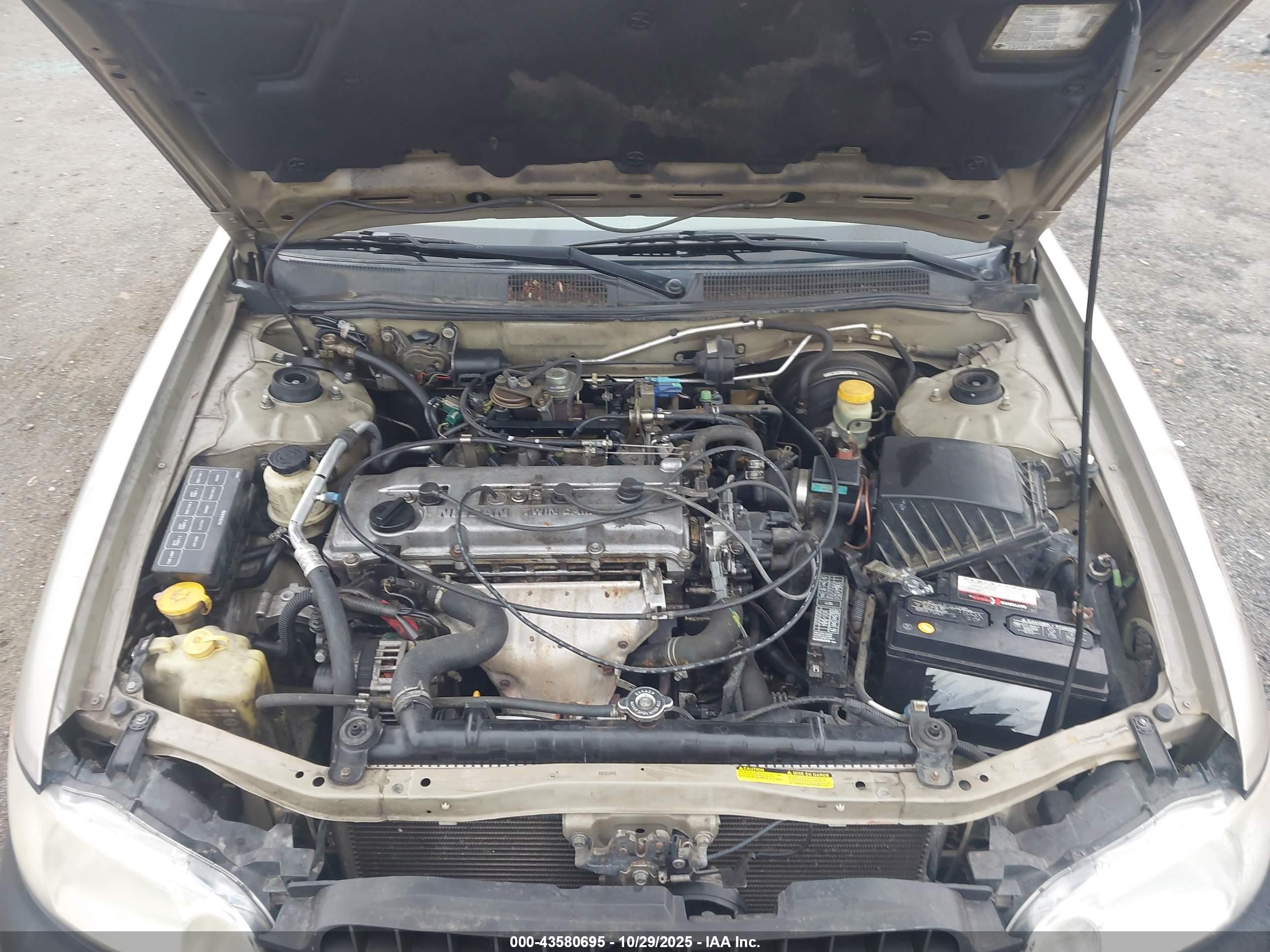 2001 Nissan Altima Gxe Beige vin: 1N4DL01DX1C137446