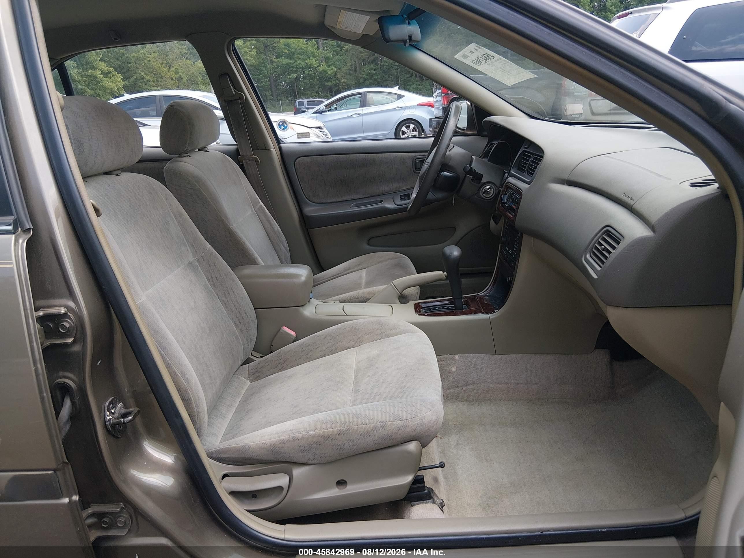 1999 Nissan Altima Gle/gxe/se/se-l/xe Gold vin: 1N4DL01DXXC100213