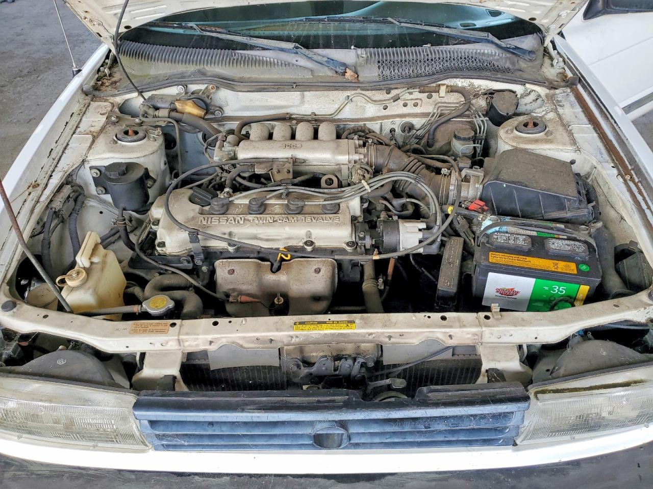 1992 Nissan Sentra E White vin: 1N4EB32A0NC742076