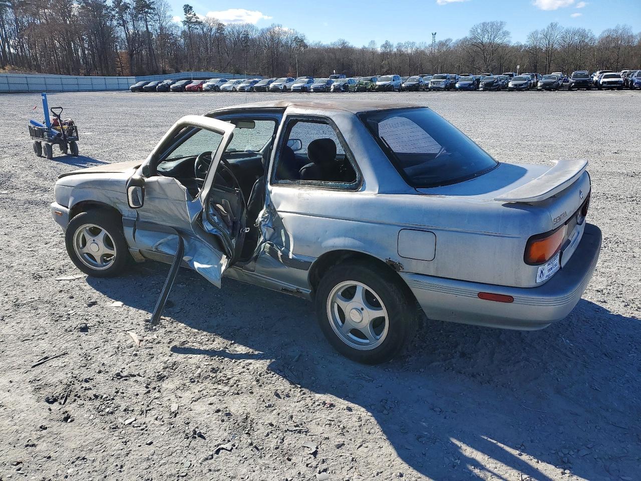 1992 Nissan Sentra Silver vin: 1N4EB32A2NC760739