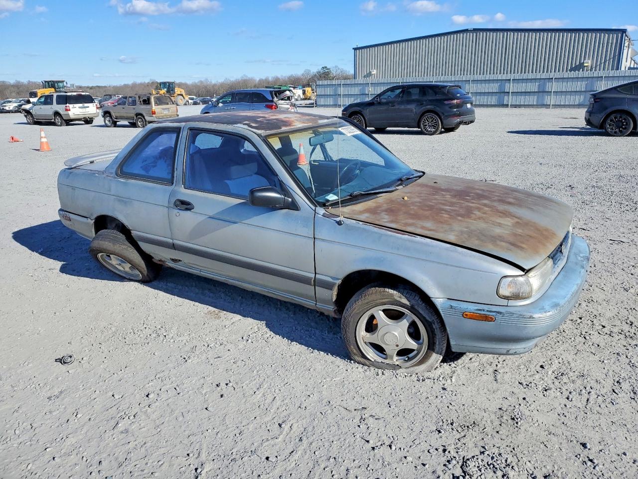 1992 Nissan Sentra Silver vin: 1N4EB32A2NC760739