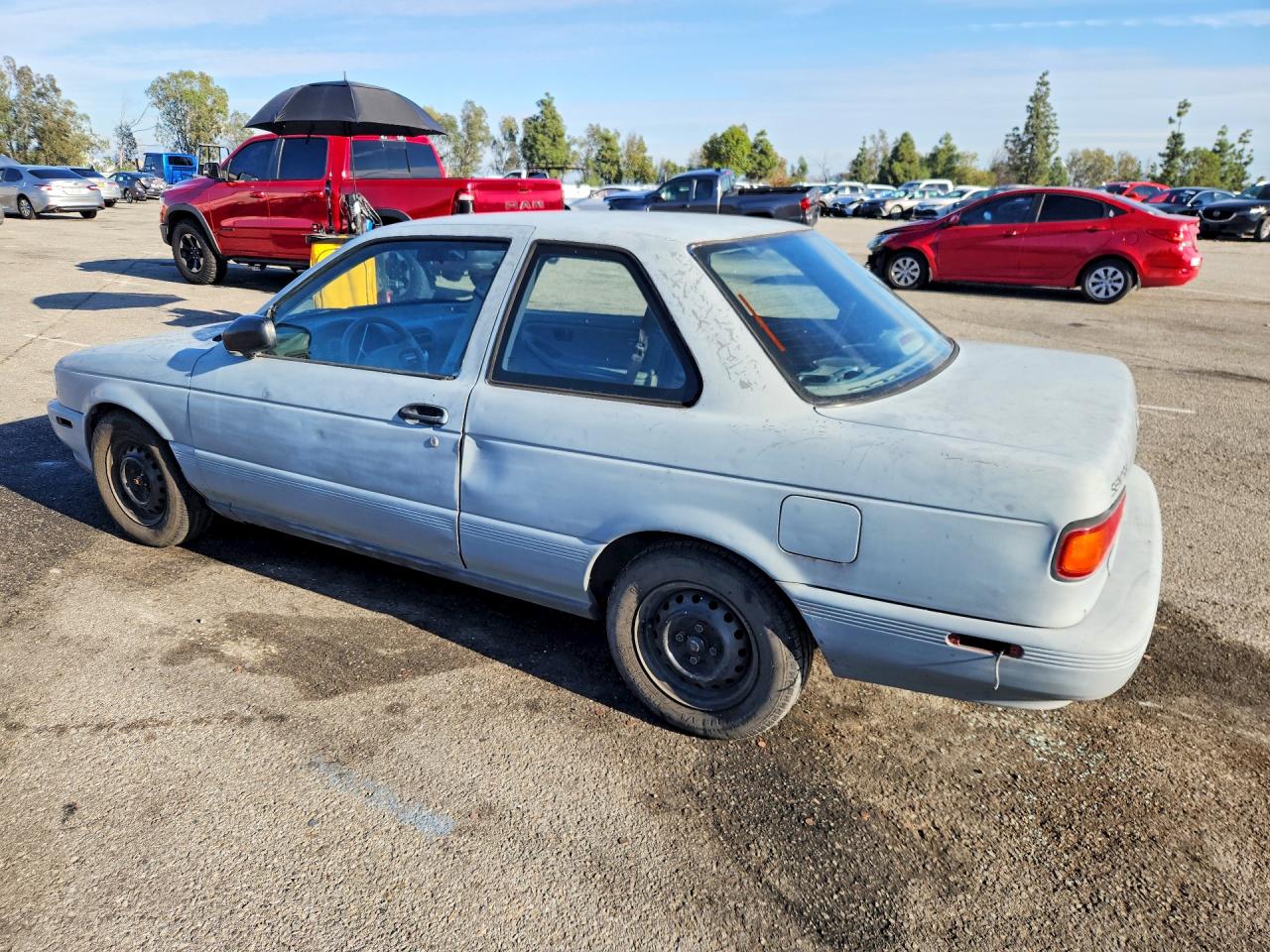 1992 Nissan Sentra Gray vin: 1N4EB32A6NC745399