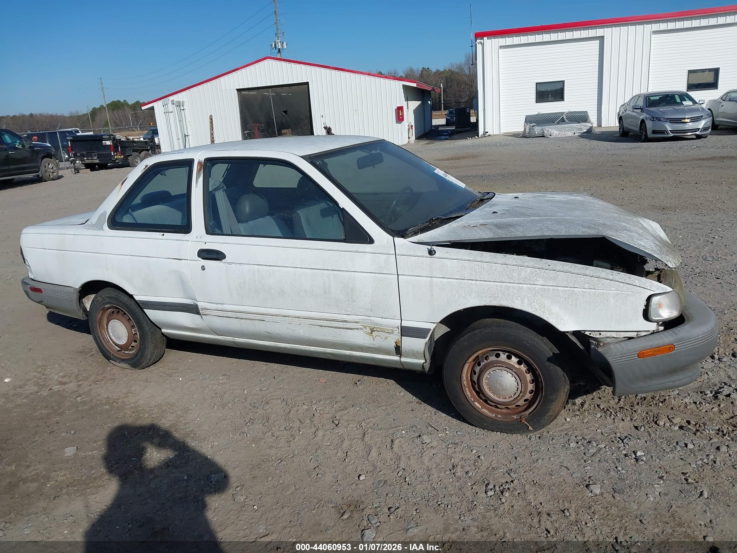 1993 Nissan Sentra E/xe/se White vin: 1N4EB32A6PC794802