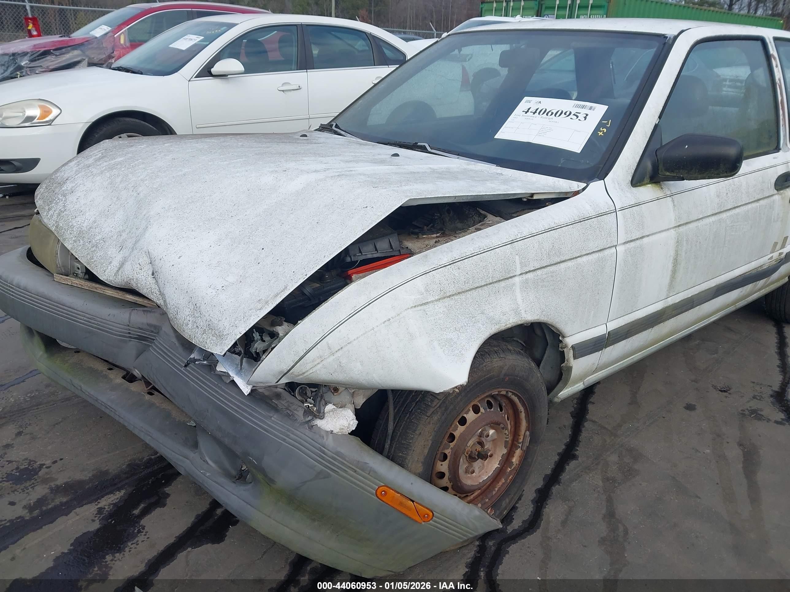 1993 Nissan Sentra E/xe/se White vin: 1N4EB32A6PC794802