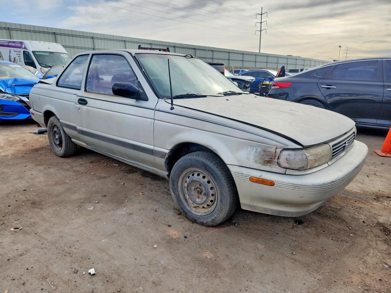 1993 Nissan Sentra E Gray vin: 1N4EB32A6PC811761