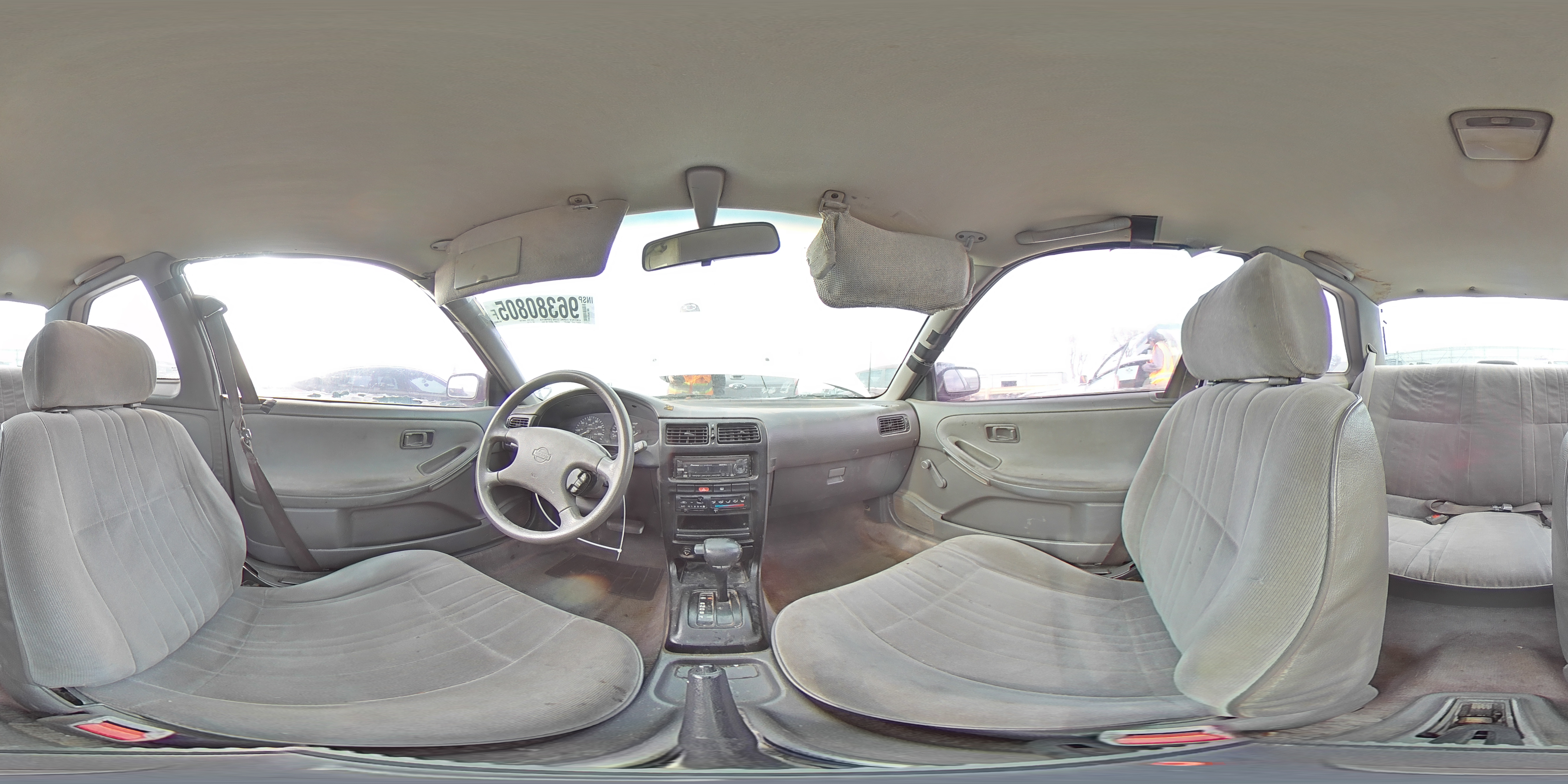 1993 Nissan Sentra E Gray vin: 1N4EB32A6PC811761