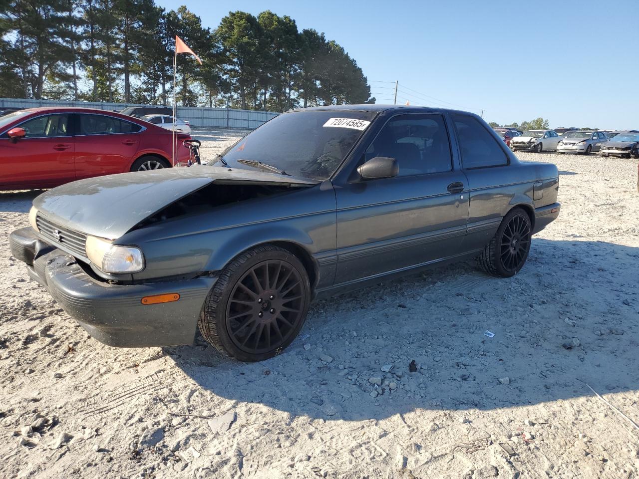 1993 Nissan Sentra E Зеленый vin: 1N4EB32H5PC800599