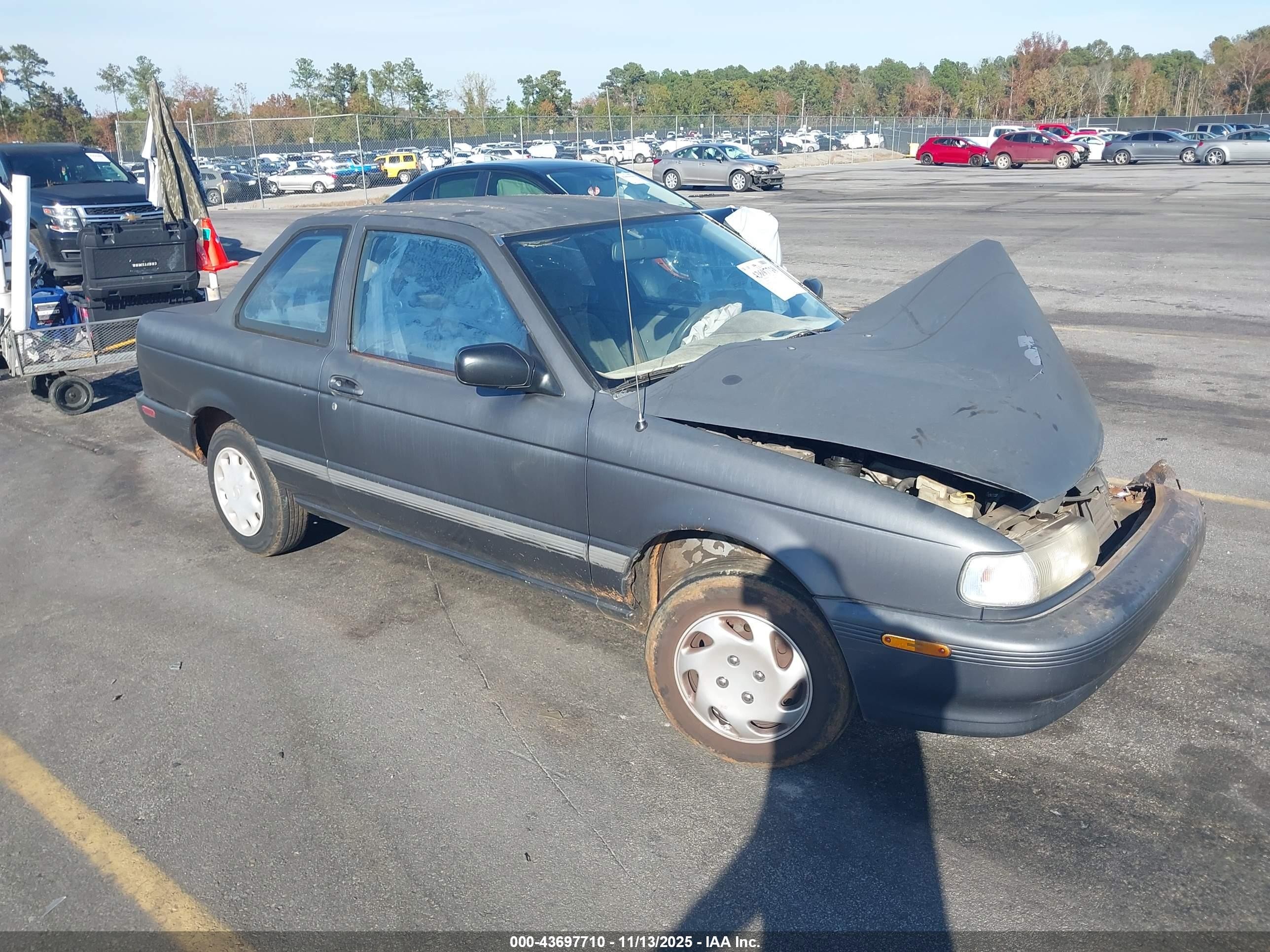 1993 Nissan Sentra E/xe/se Серый vin: 1N4EB32H5PC814471