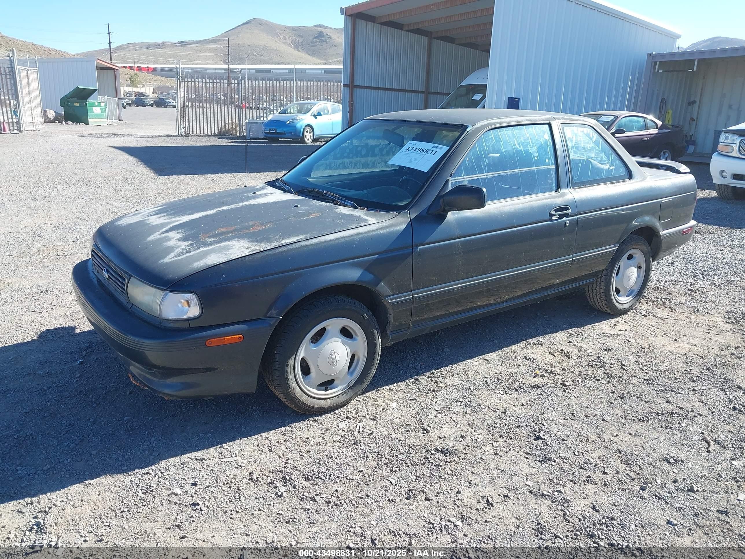 1993 Nissan Sentra Se-r Black vin: 1N4GB32A3PC762205