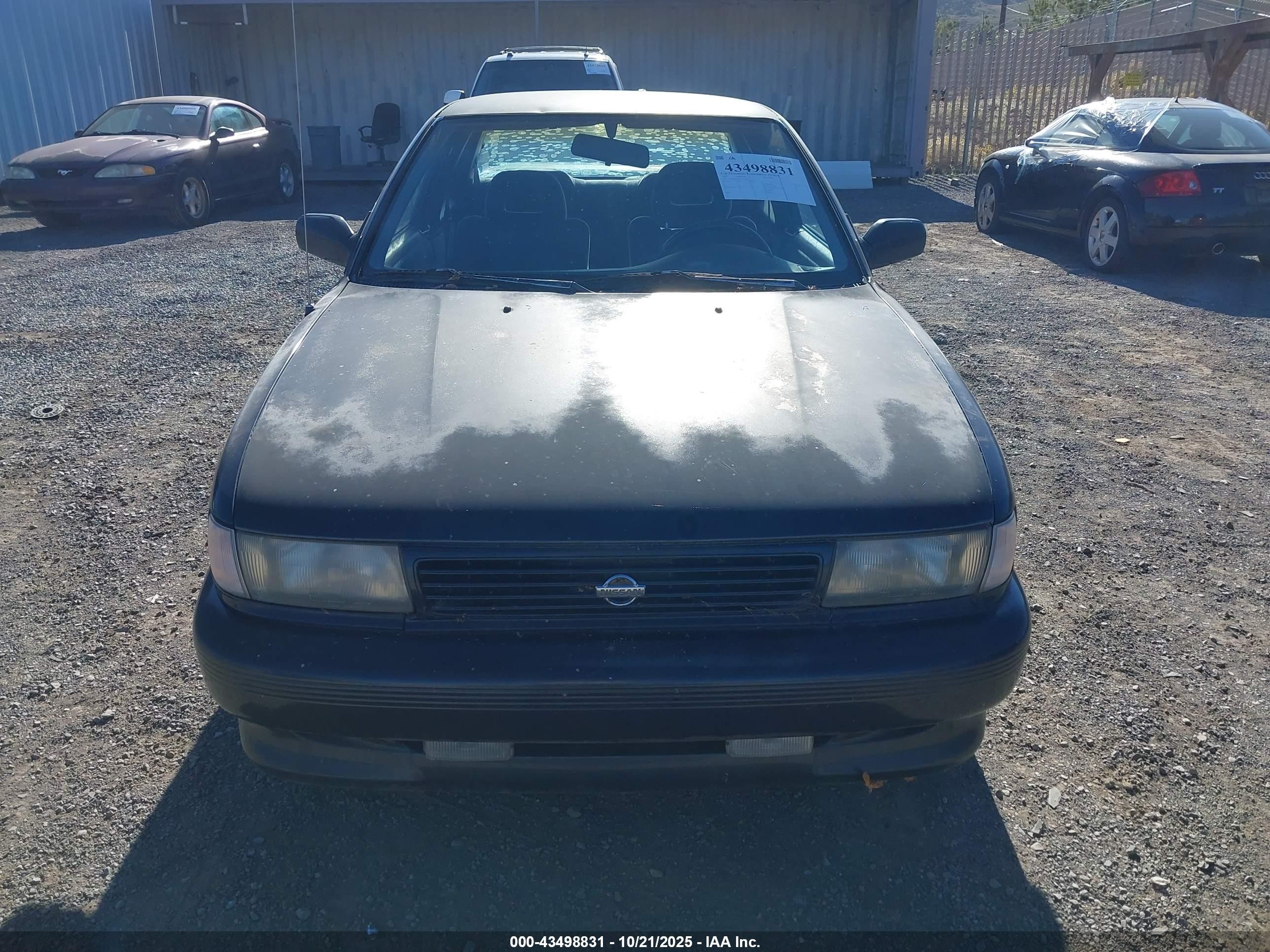 1993 Nissan Sentra Se-r Black vin: 1N4GB32A3PC762205