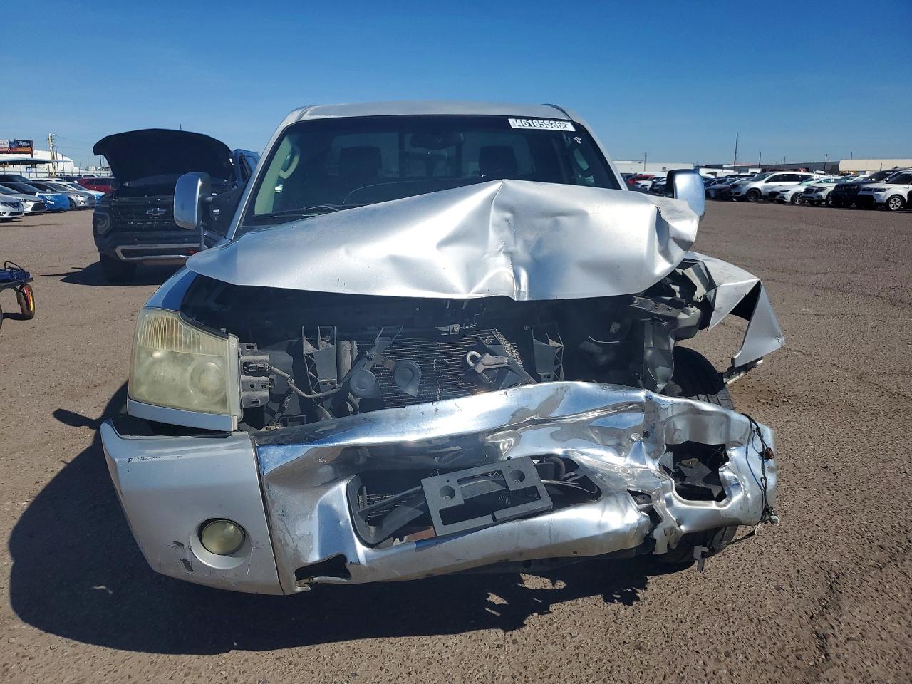 2005 Nissan Titan Xe Silver vin: 1N6AA06A05N559766