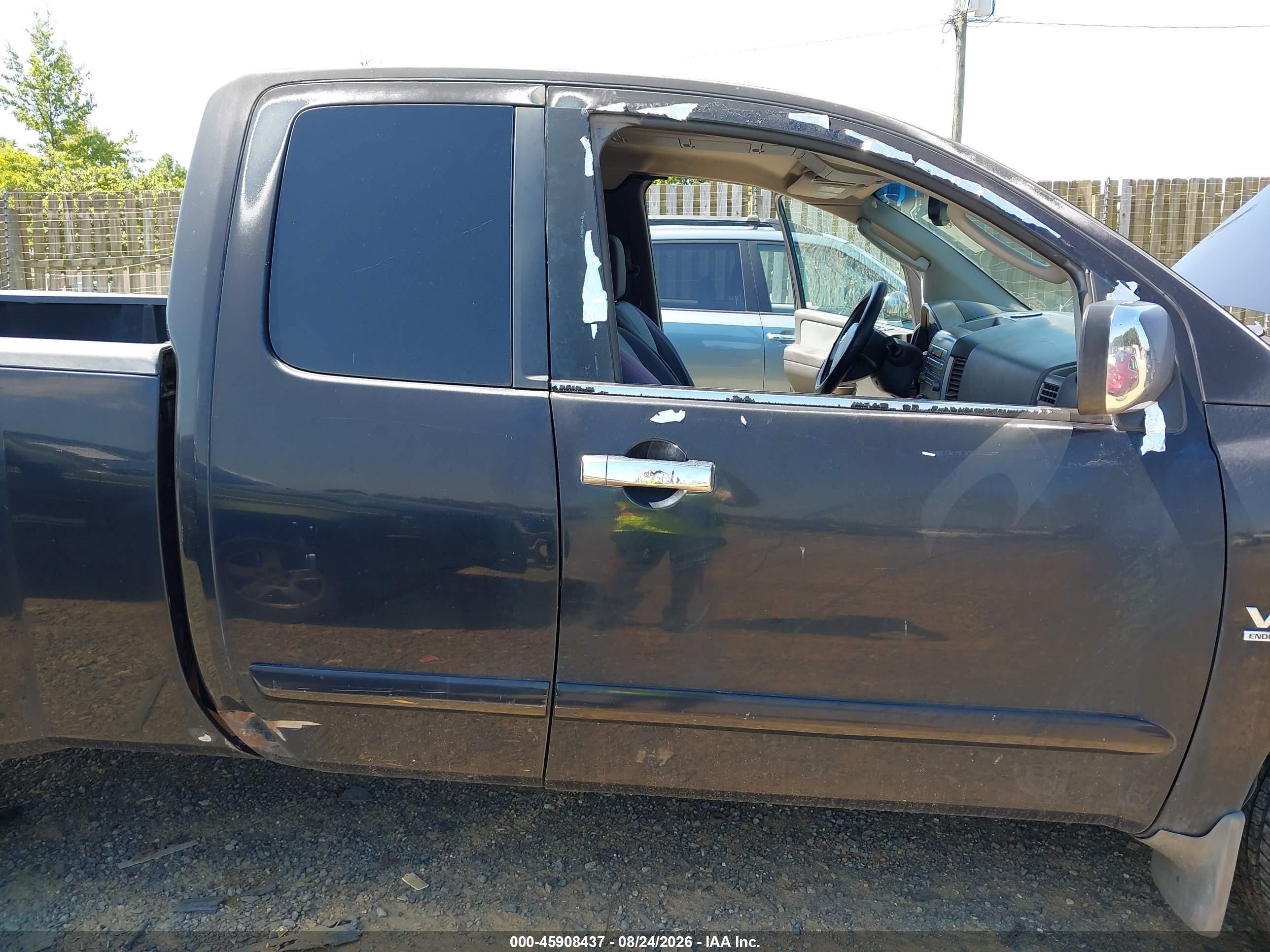 2004 Nissan Titan Se Черный vin: 1N6AA06A24N580830