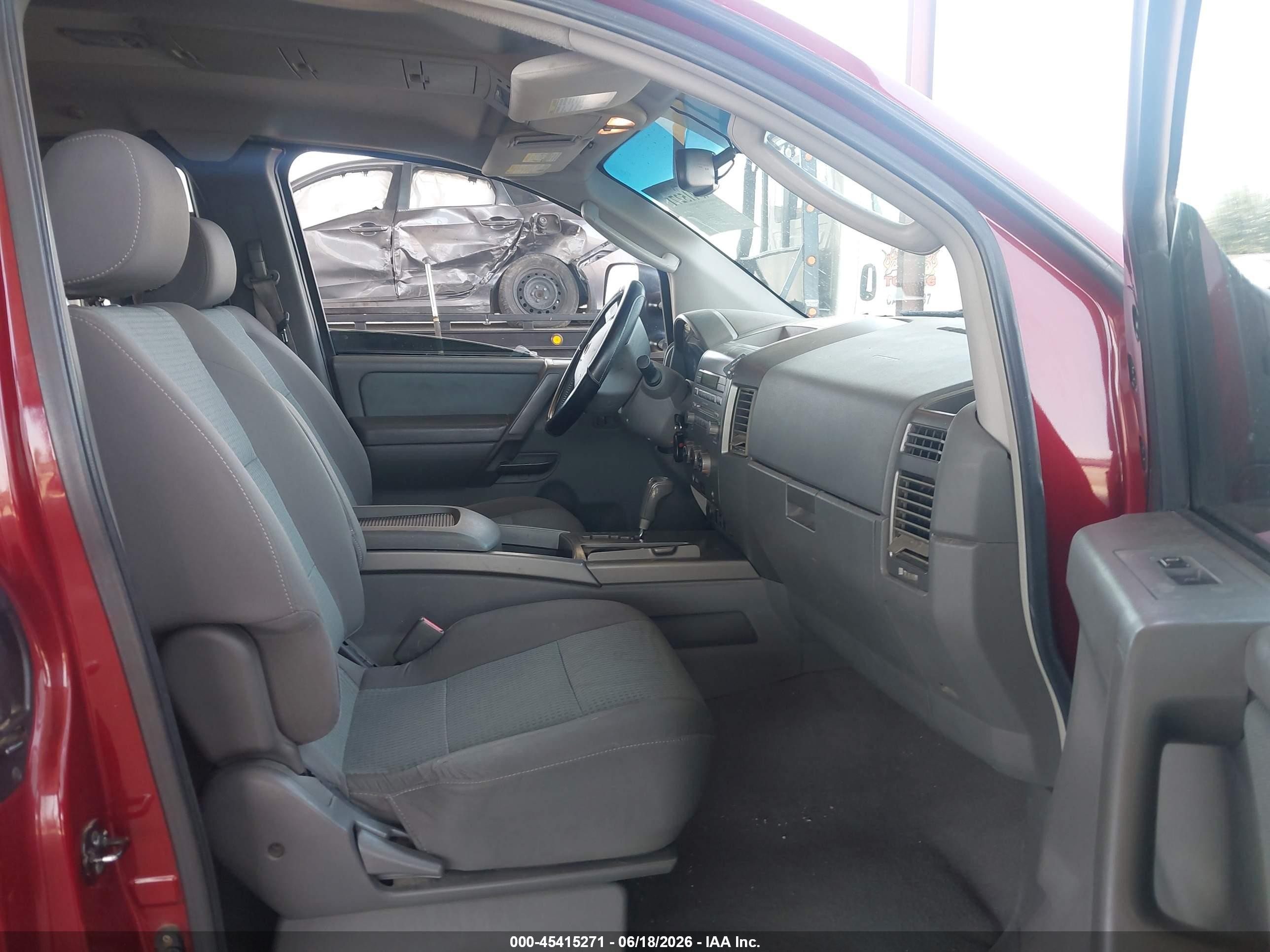2006 Nissan Titan Se Red vin: 1N6AA06A26N524616