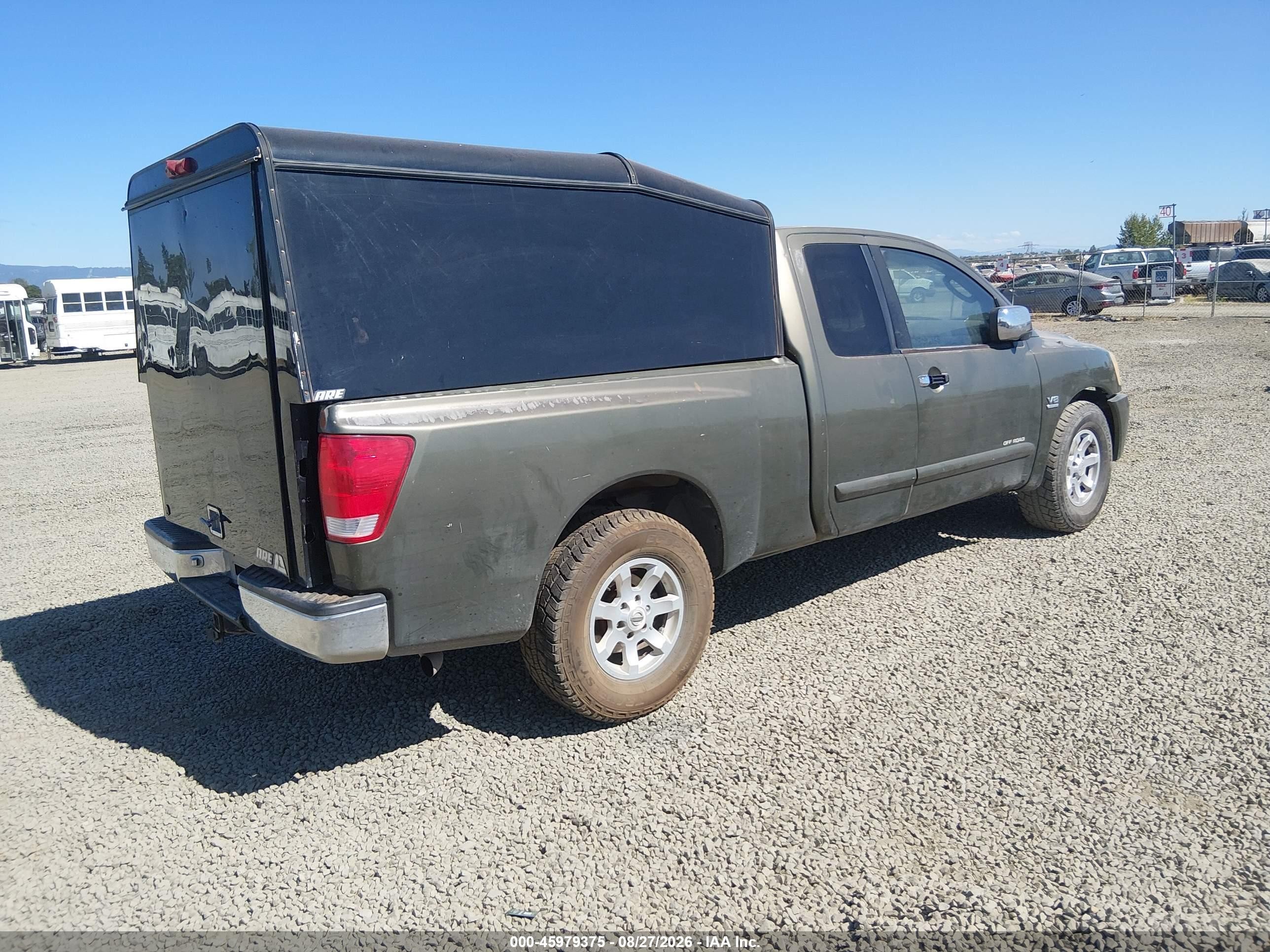 2004 Nissan Titan Se Green vin: 1N6AA06A34N536822