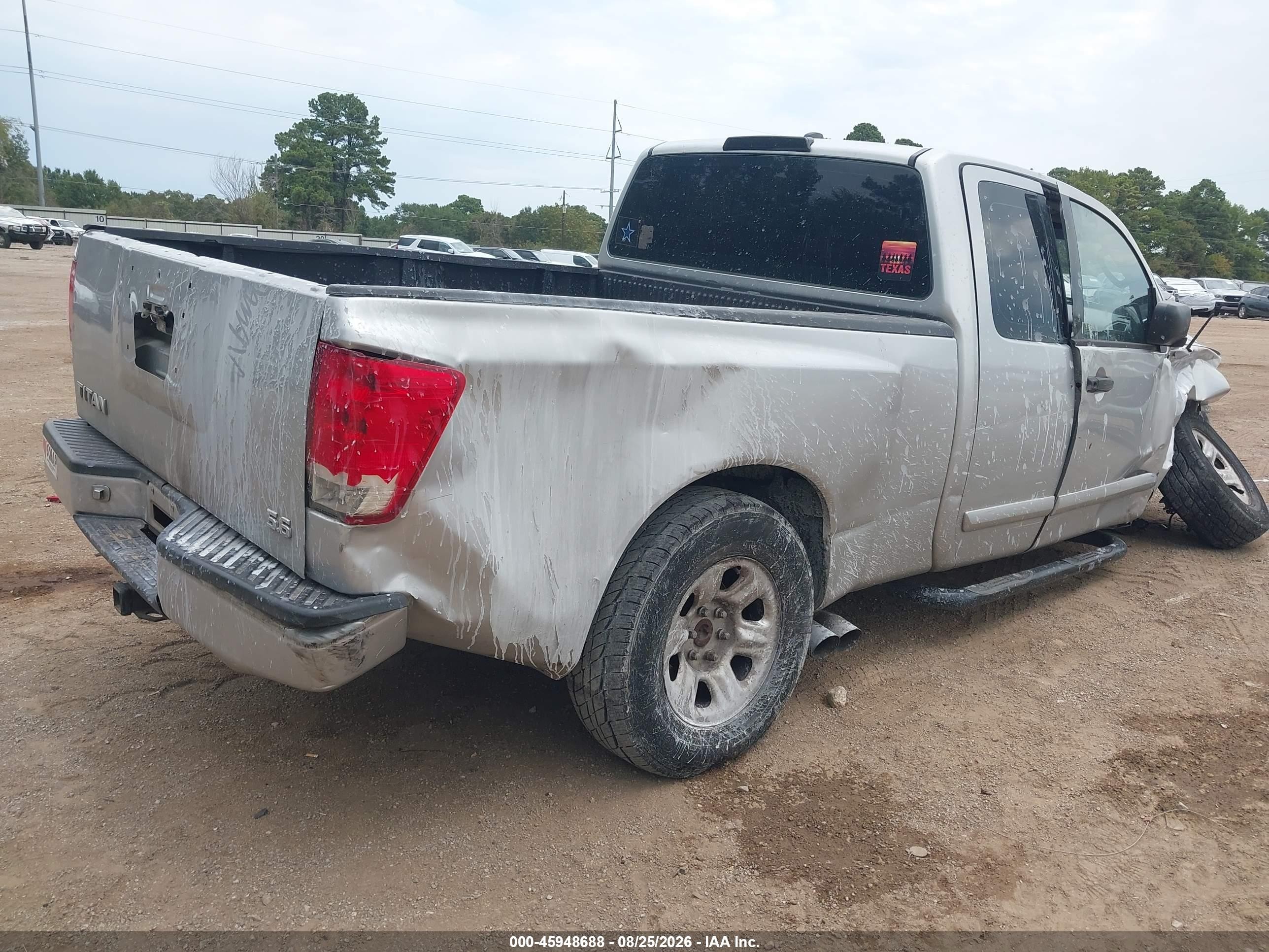 2004 Nissan Titan Xe Silver vin: 1N6AA06A34N567486